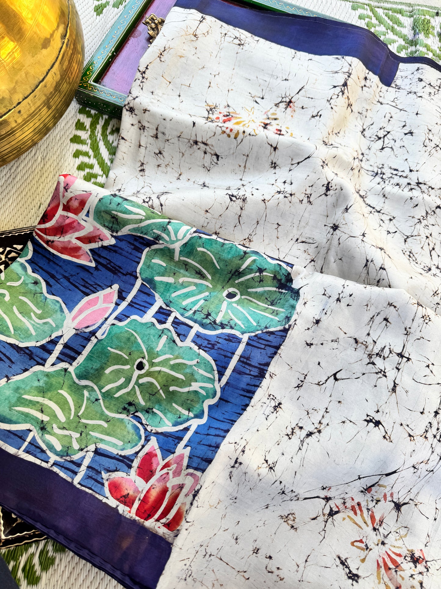 Batik on Mulberry Silk