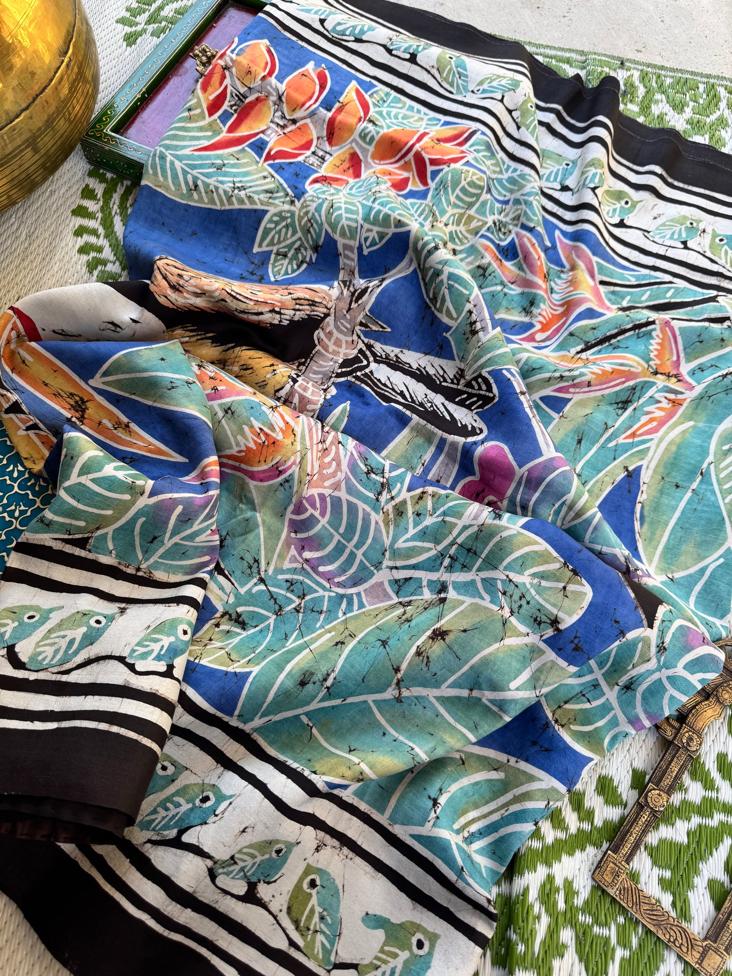 Batik on Mulberry Silk