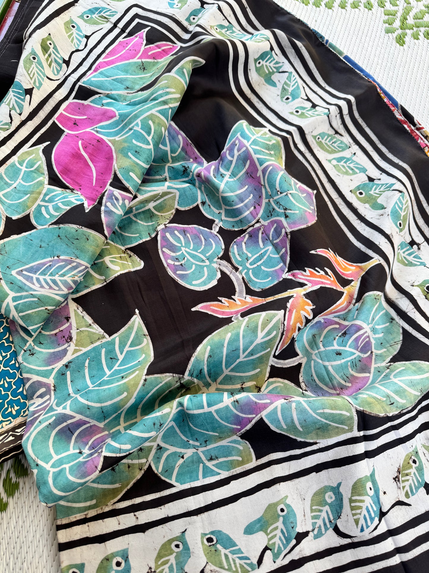 Batik on Mulberry Silk