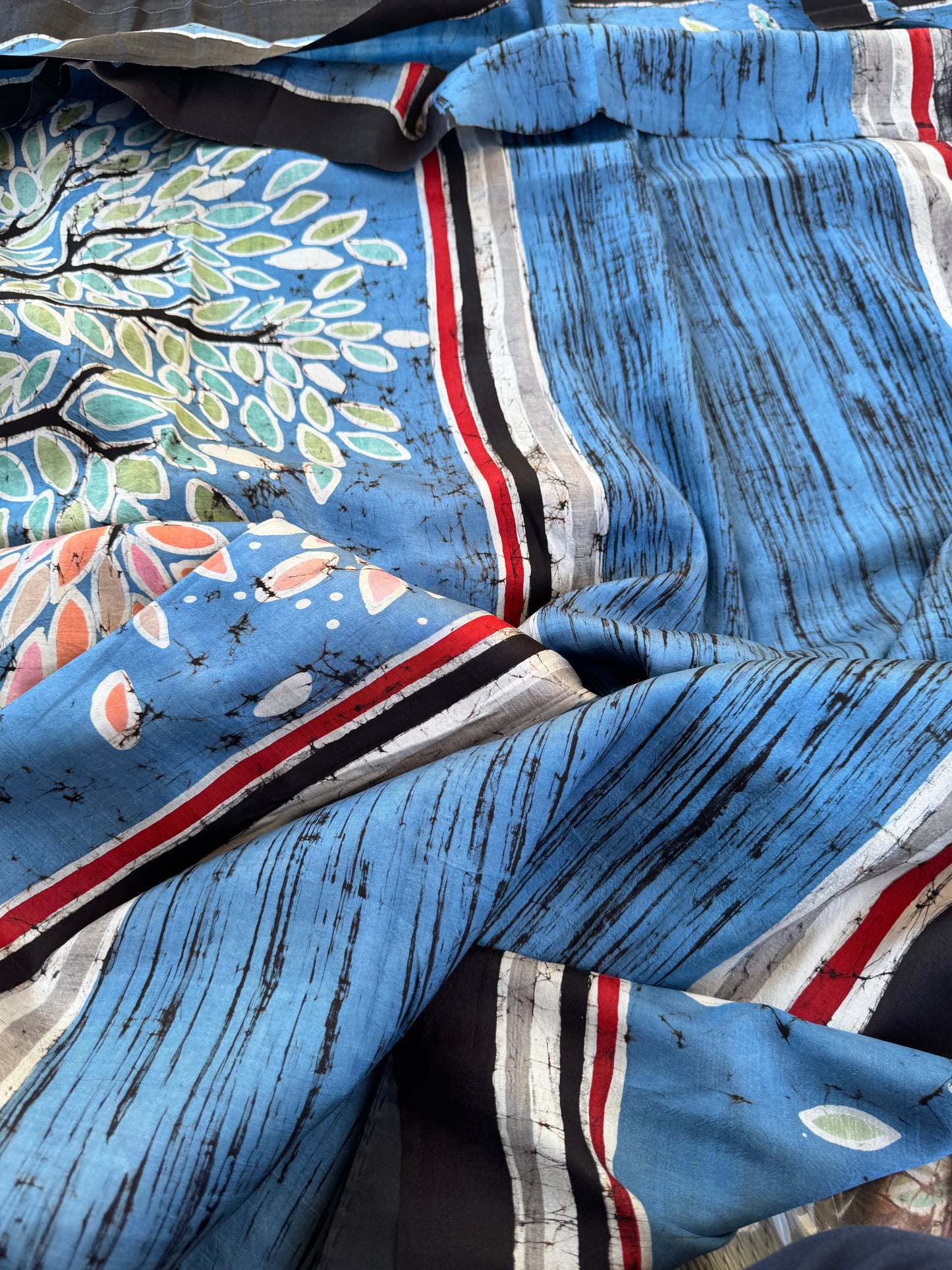 Batik on Mulberry Silk