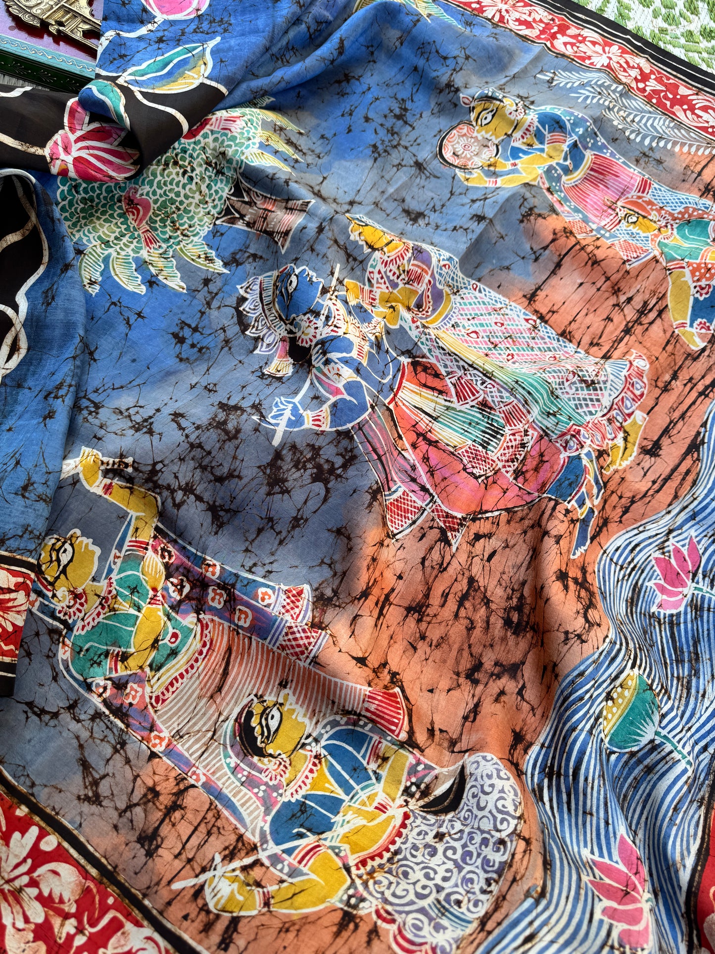 Batik on Mulberry Silk