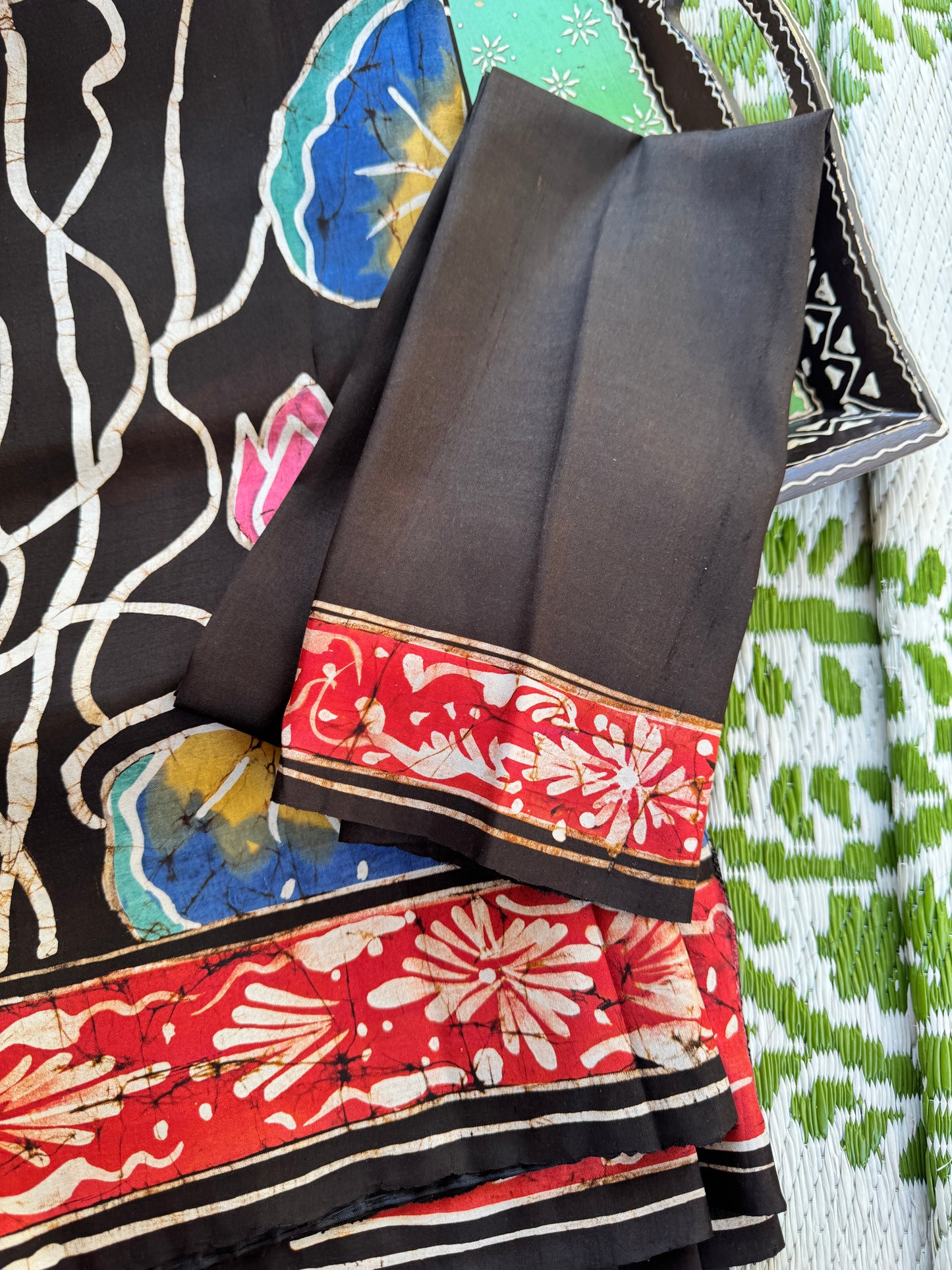 Batik on Mulberry Silk
