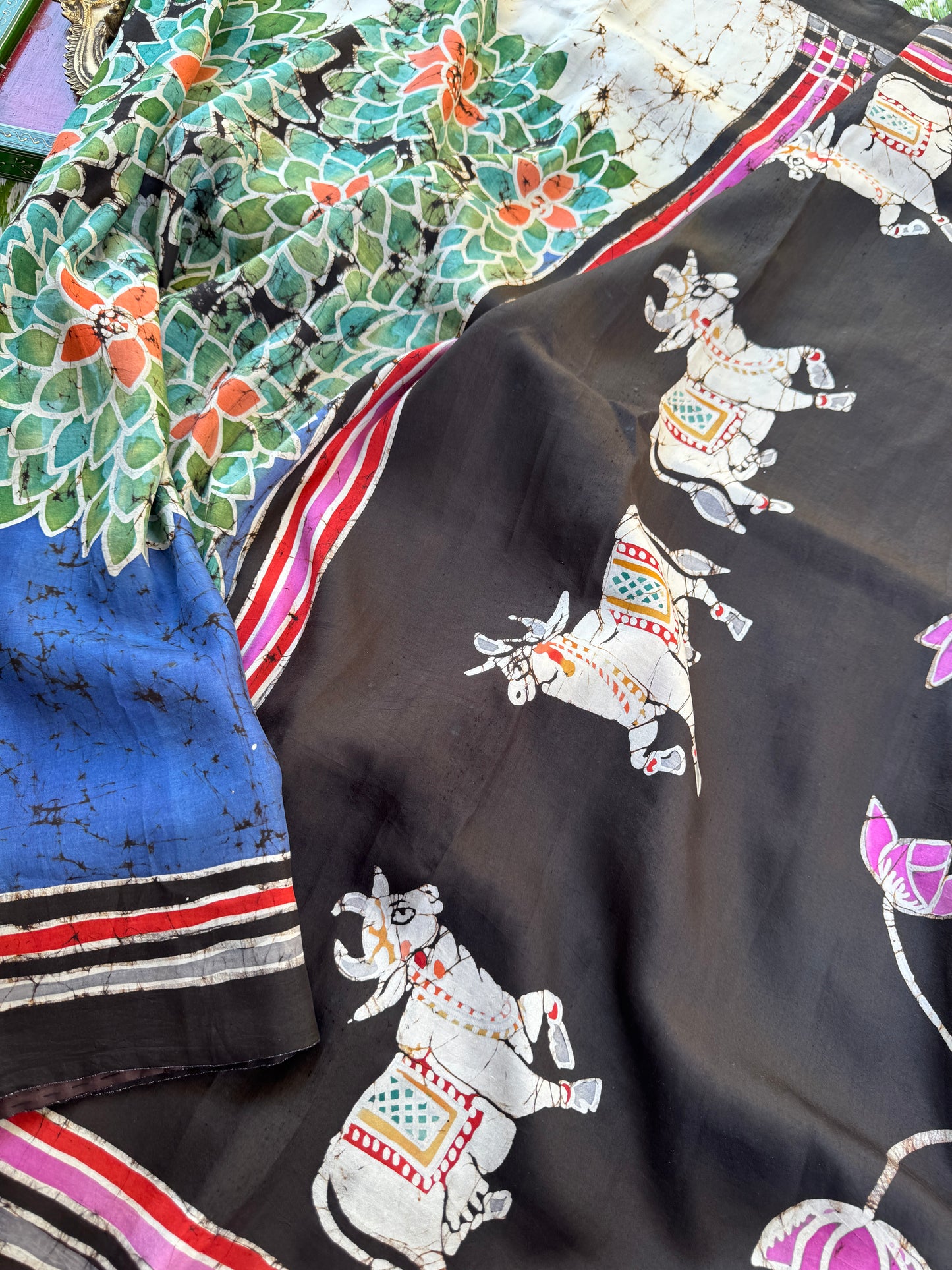 Batik on Mulberry Silk