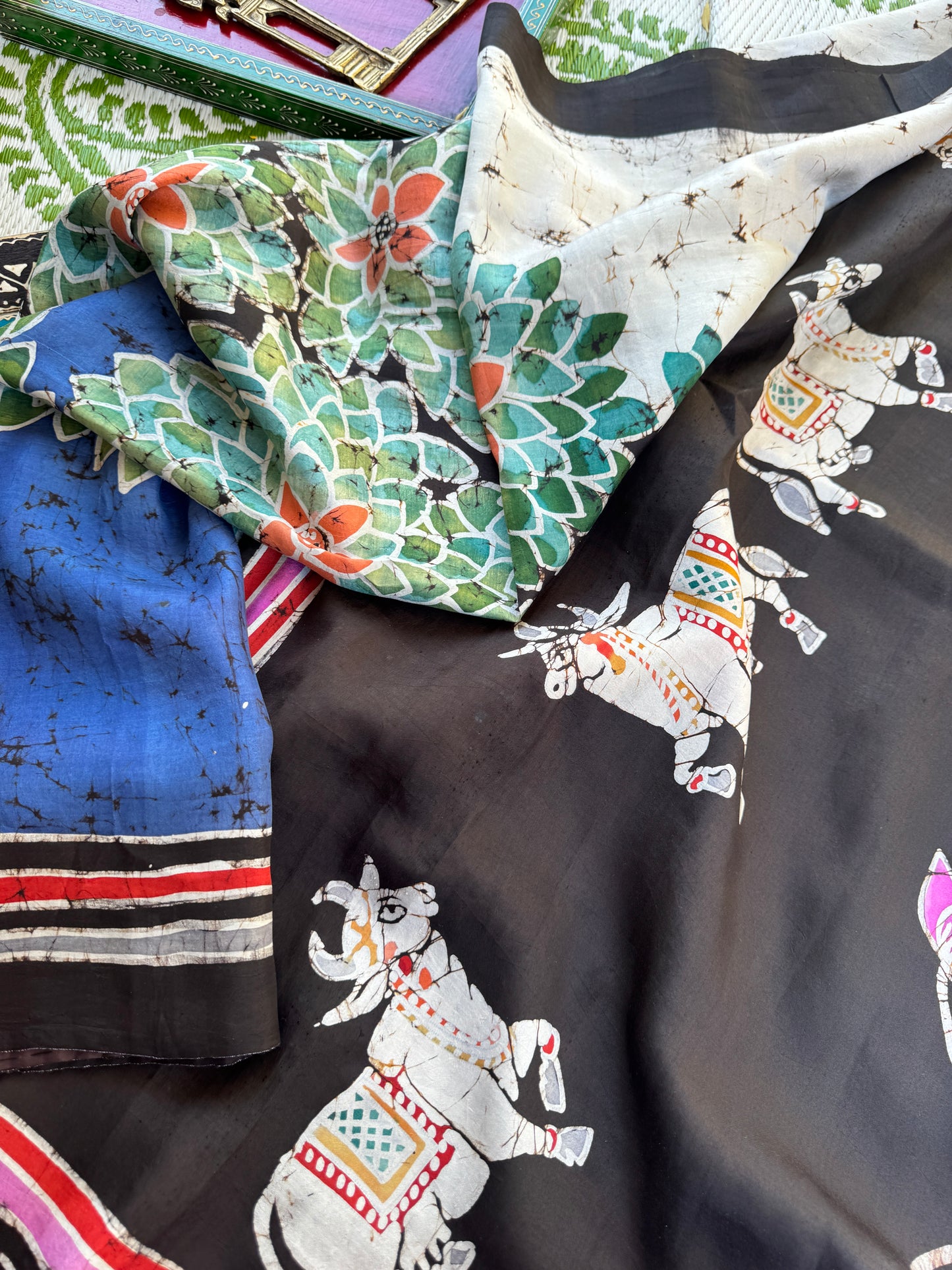 Batik on Mulberry Silk
