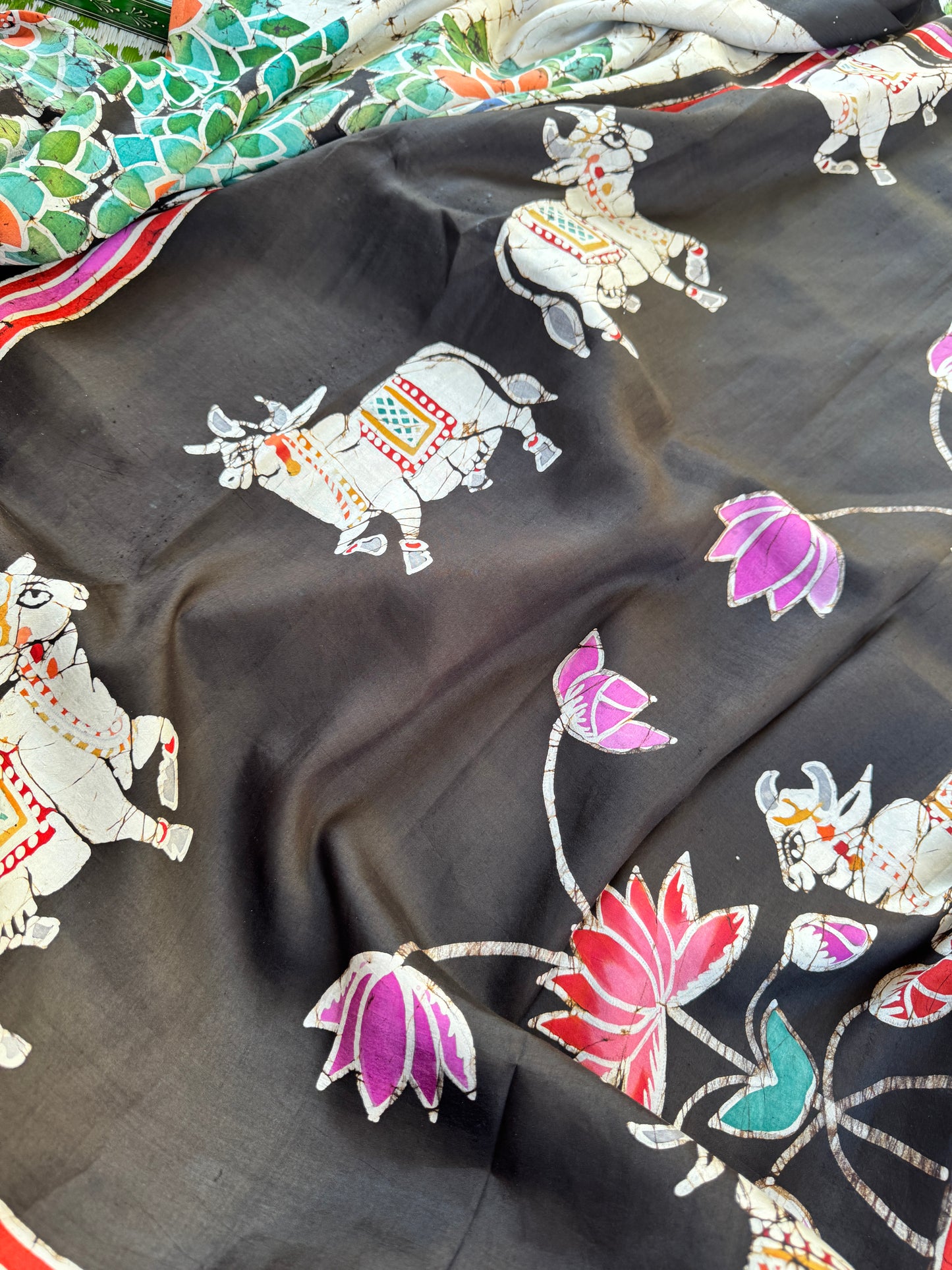 Batik on Mulberry Silk