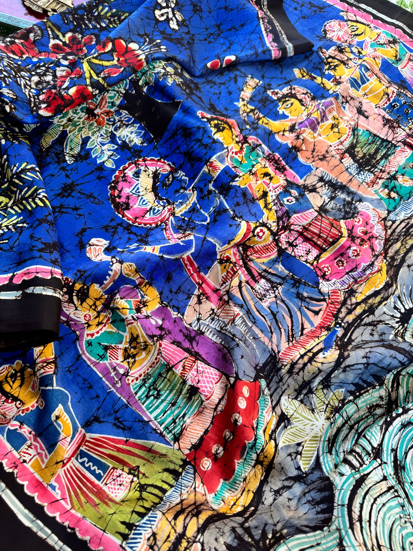 Batik on Mulberry Silk