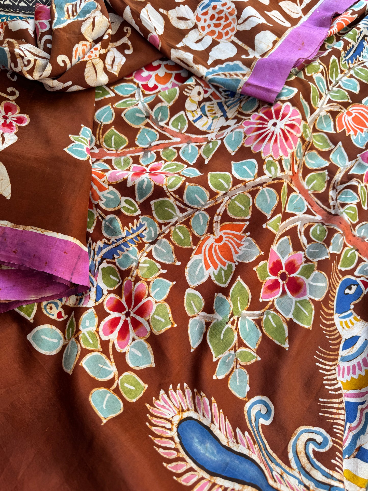 Batik on Mulberry Silk