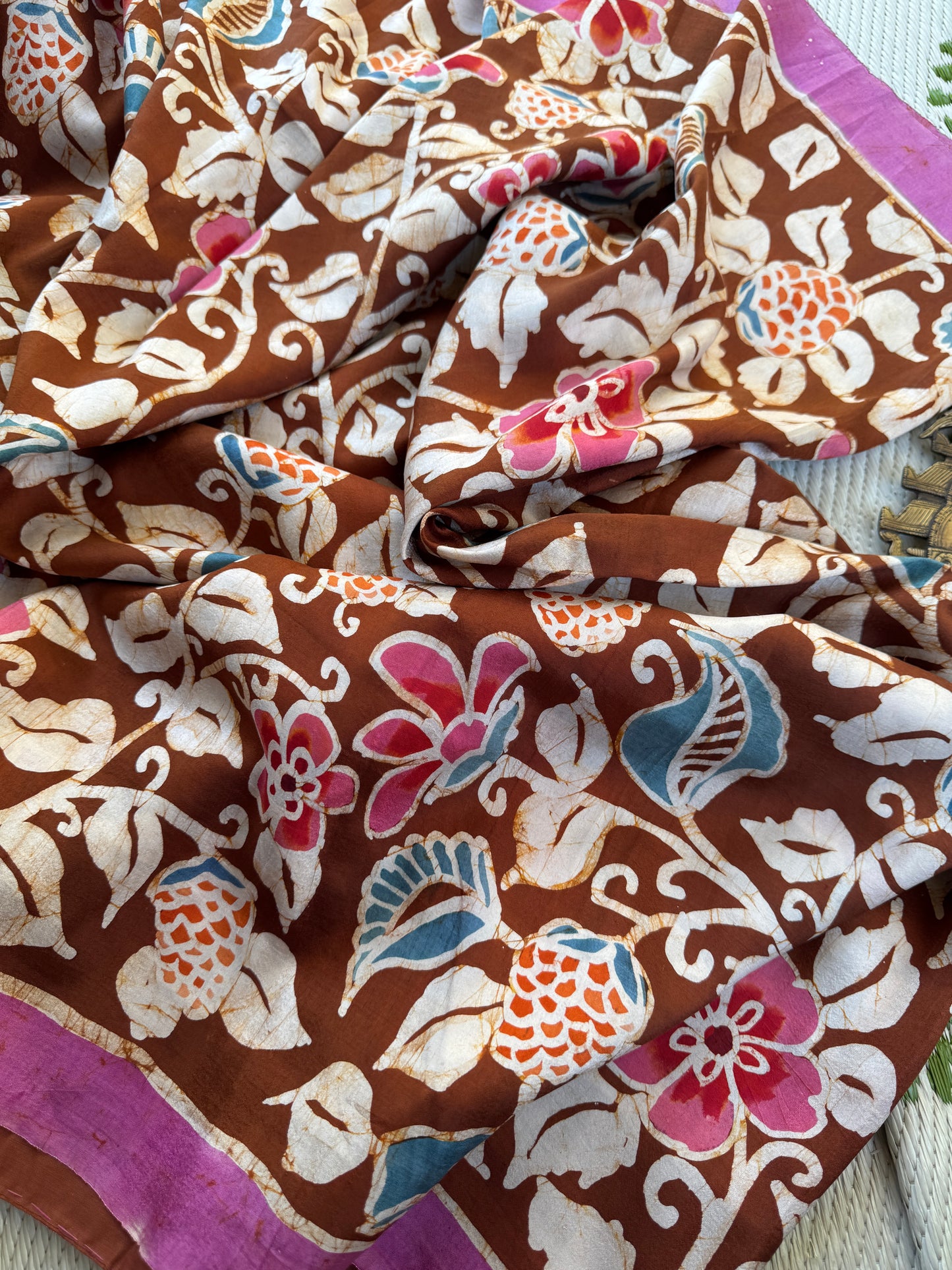 Batik on Mulberry Silk