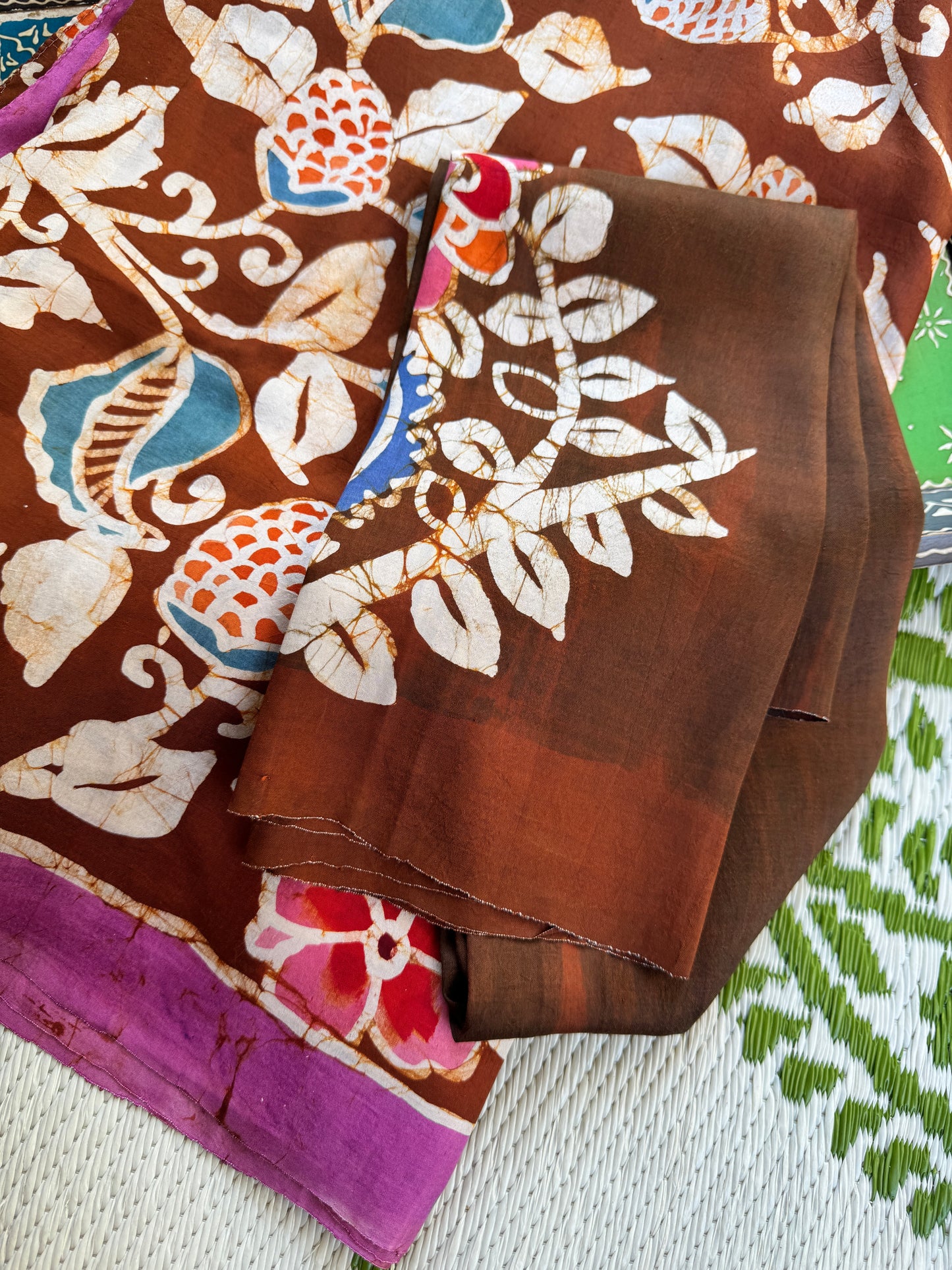 Batik on Mulberry Silk