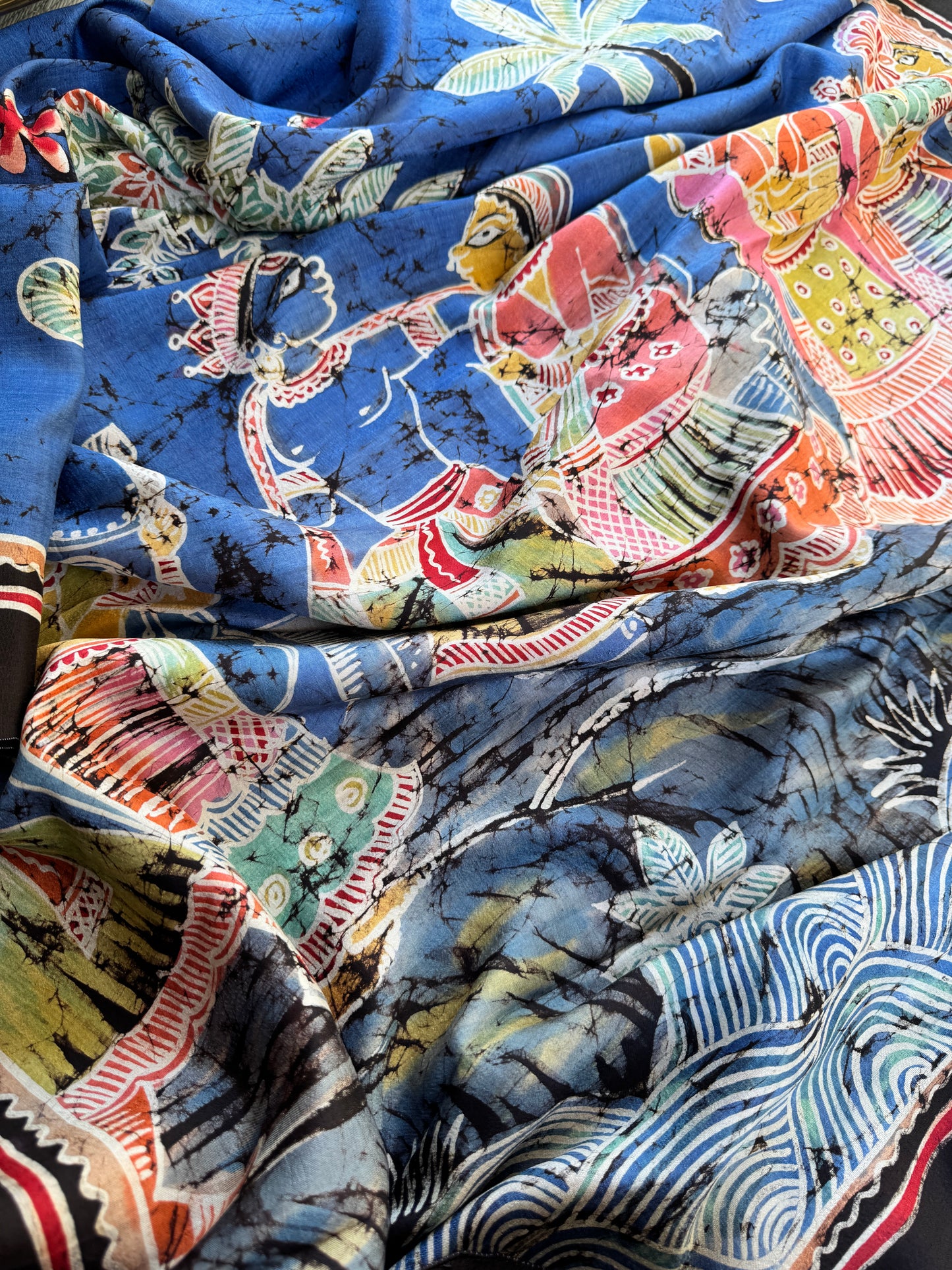 Batik on Mulberry Silk