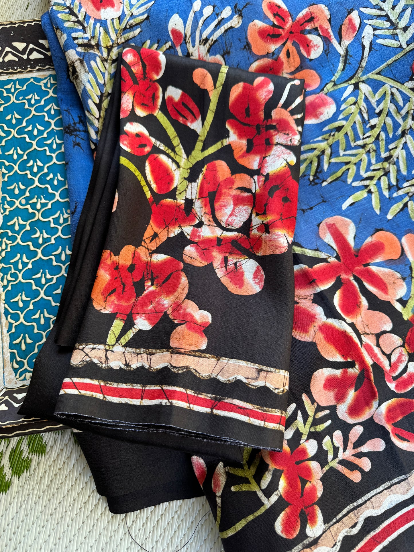 Batik on Mulberry Silk