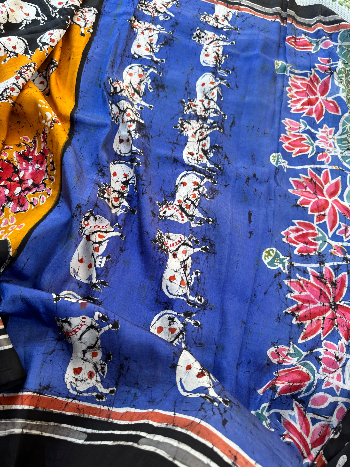 Batik on Mulberry Silk