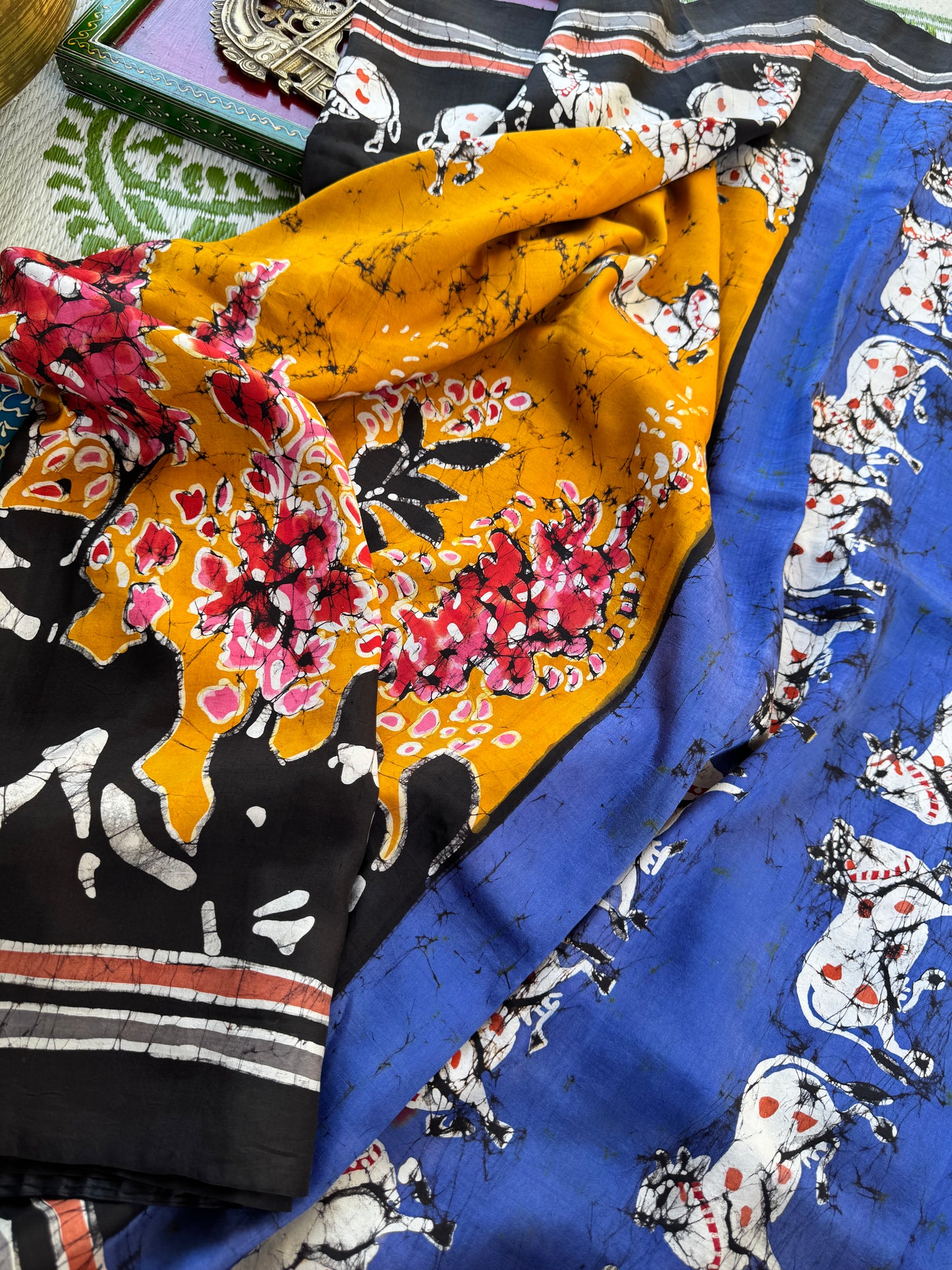 Batik on Mulberry Silk