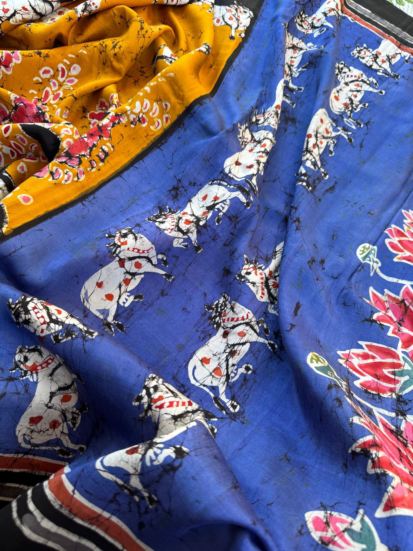 Batik on Mulberry Silk