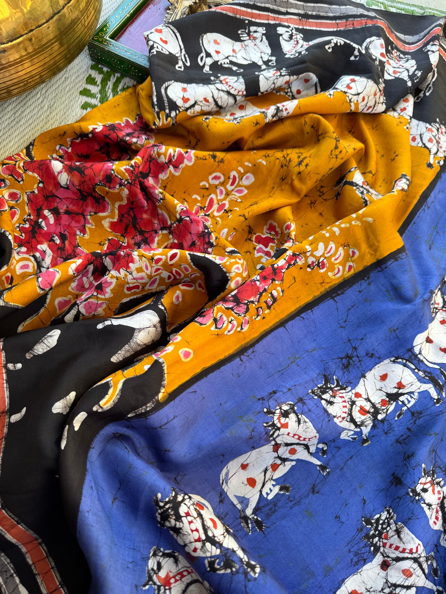 Batik on Mulberry Silk