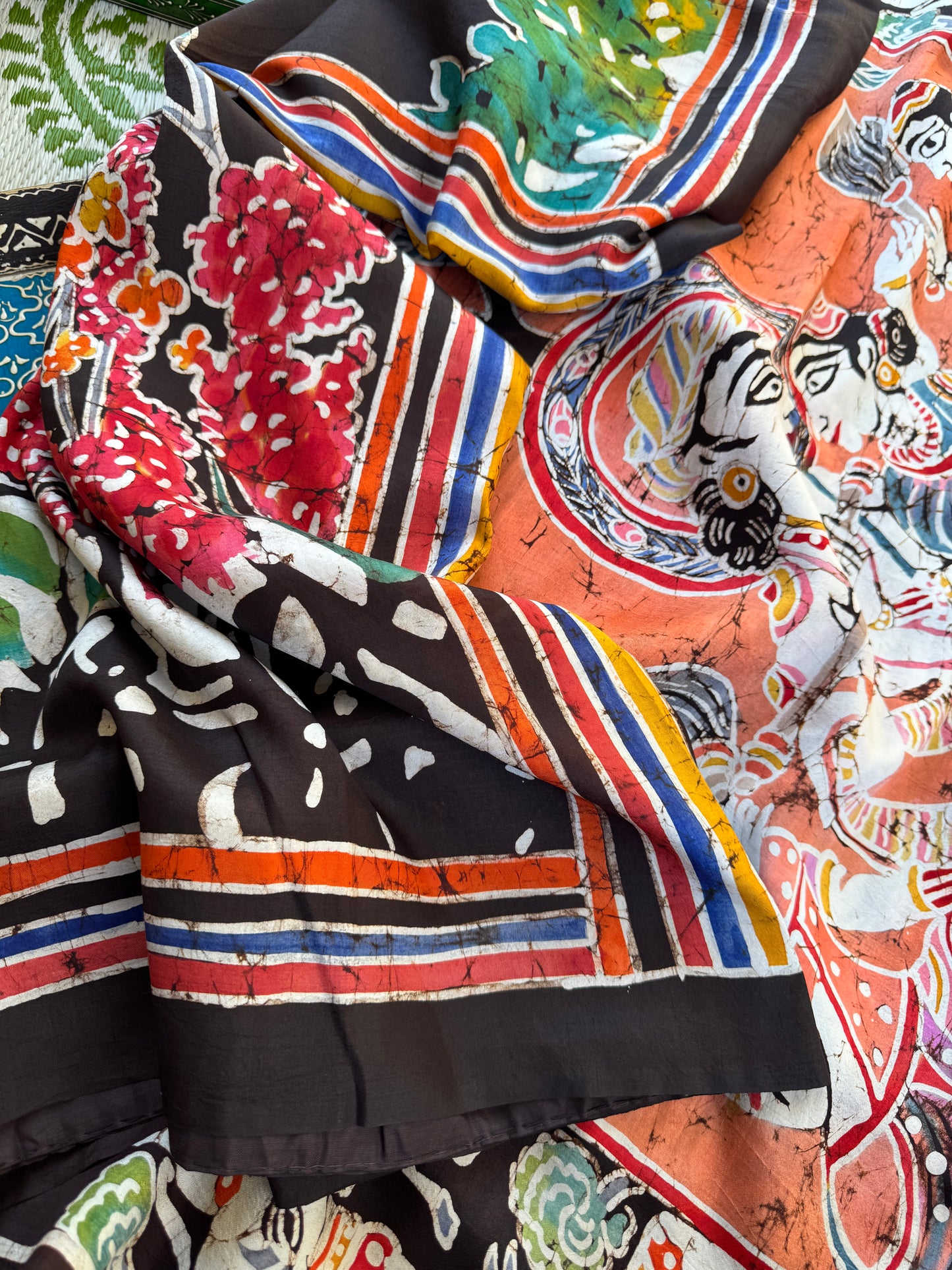 Batik on Mulberry Silk