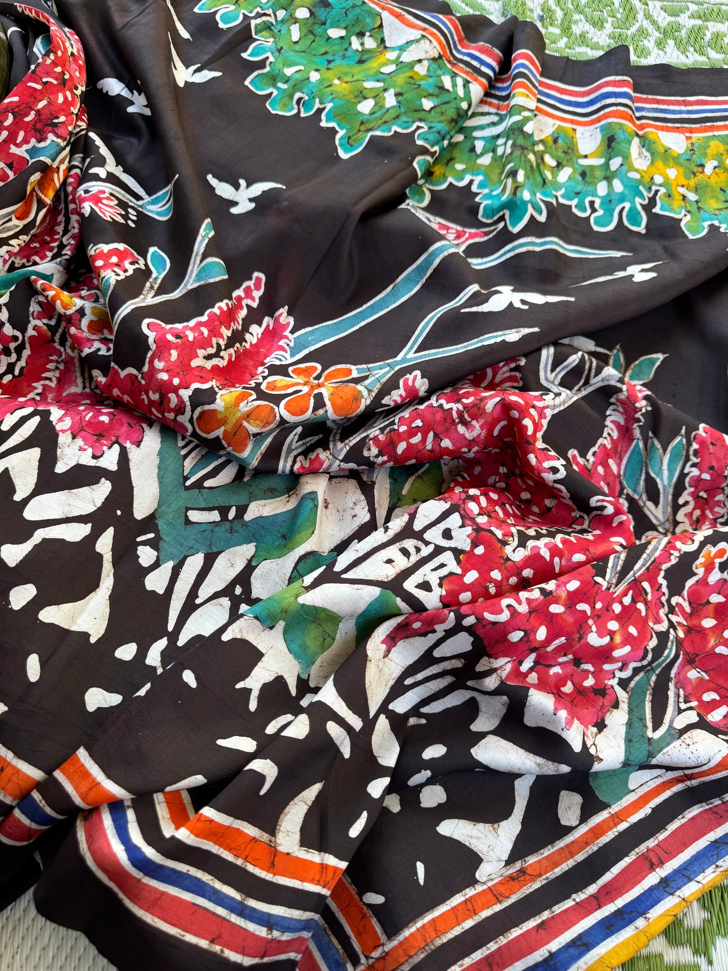 Batik on Mulberry Silk