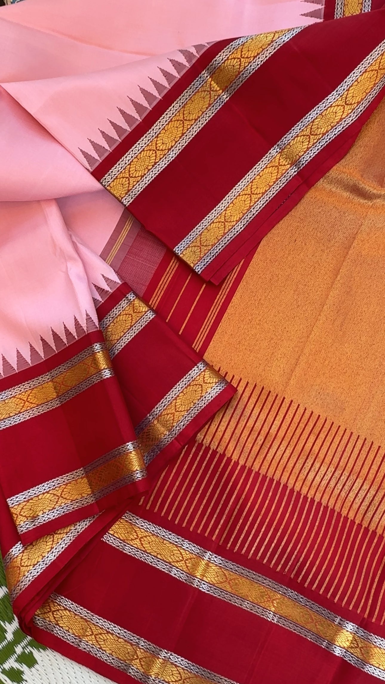 Panju mittai Pink   - Mythili Kanjivaram silk