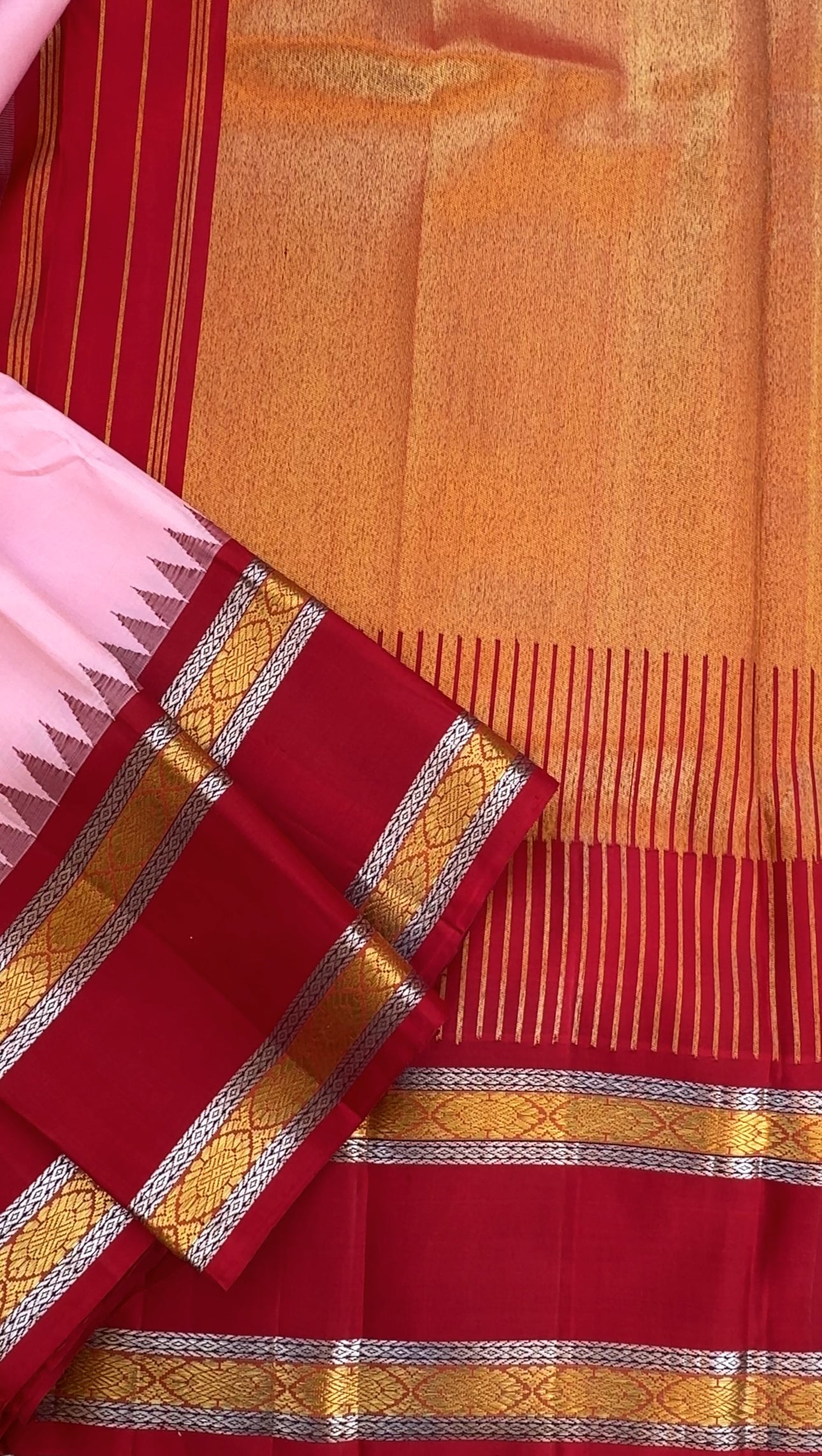 Panju mittai Pink   - Mythili Kanjivaram silk