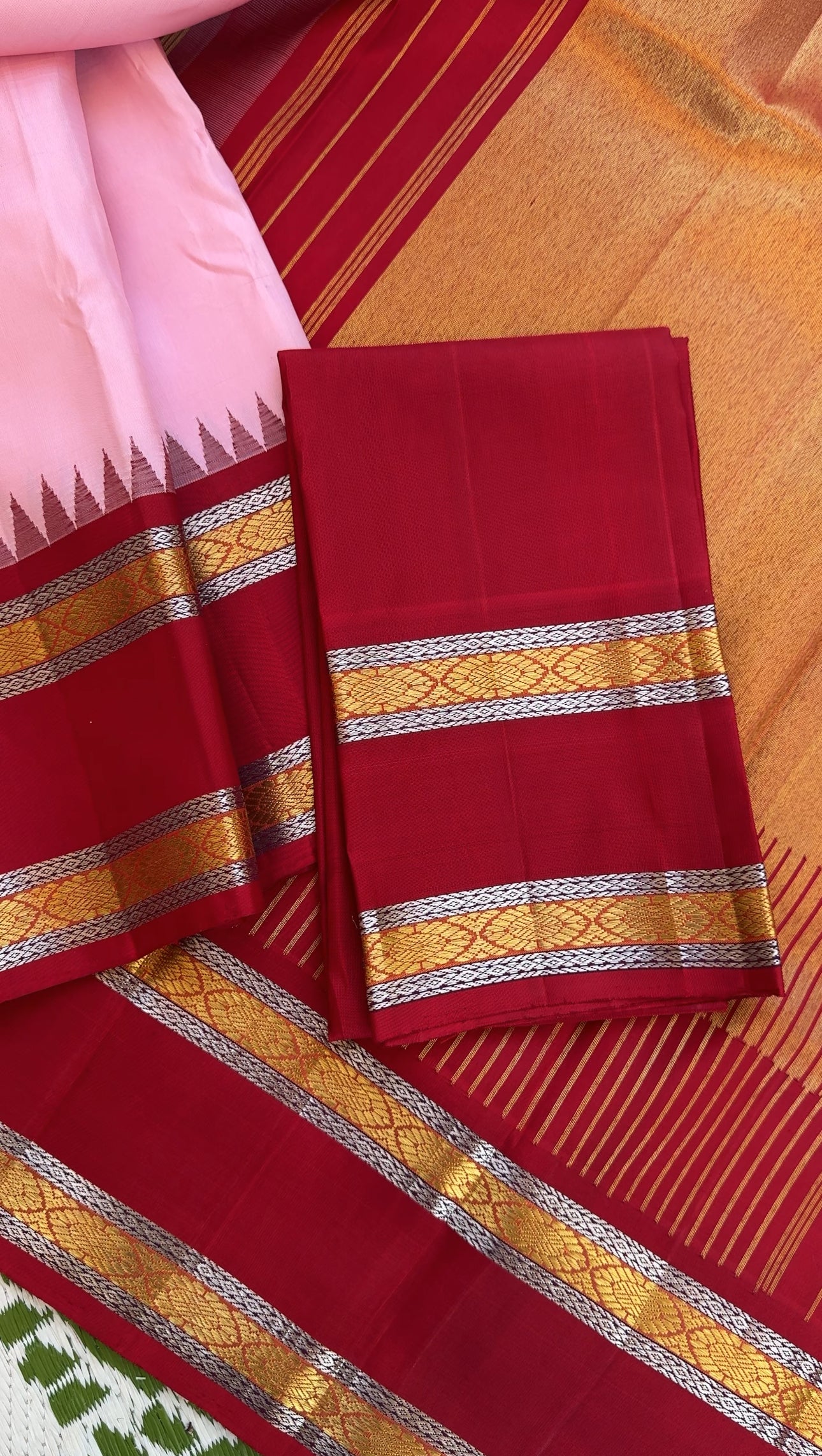 Panju mittai Pink   - Mythili Kanjivaram silk