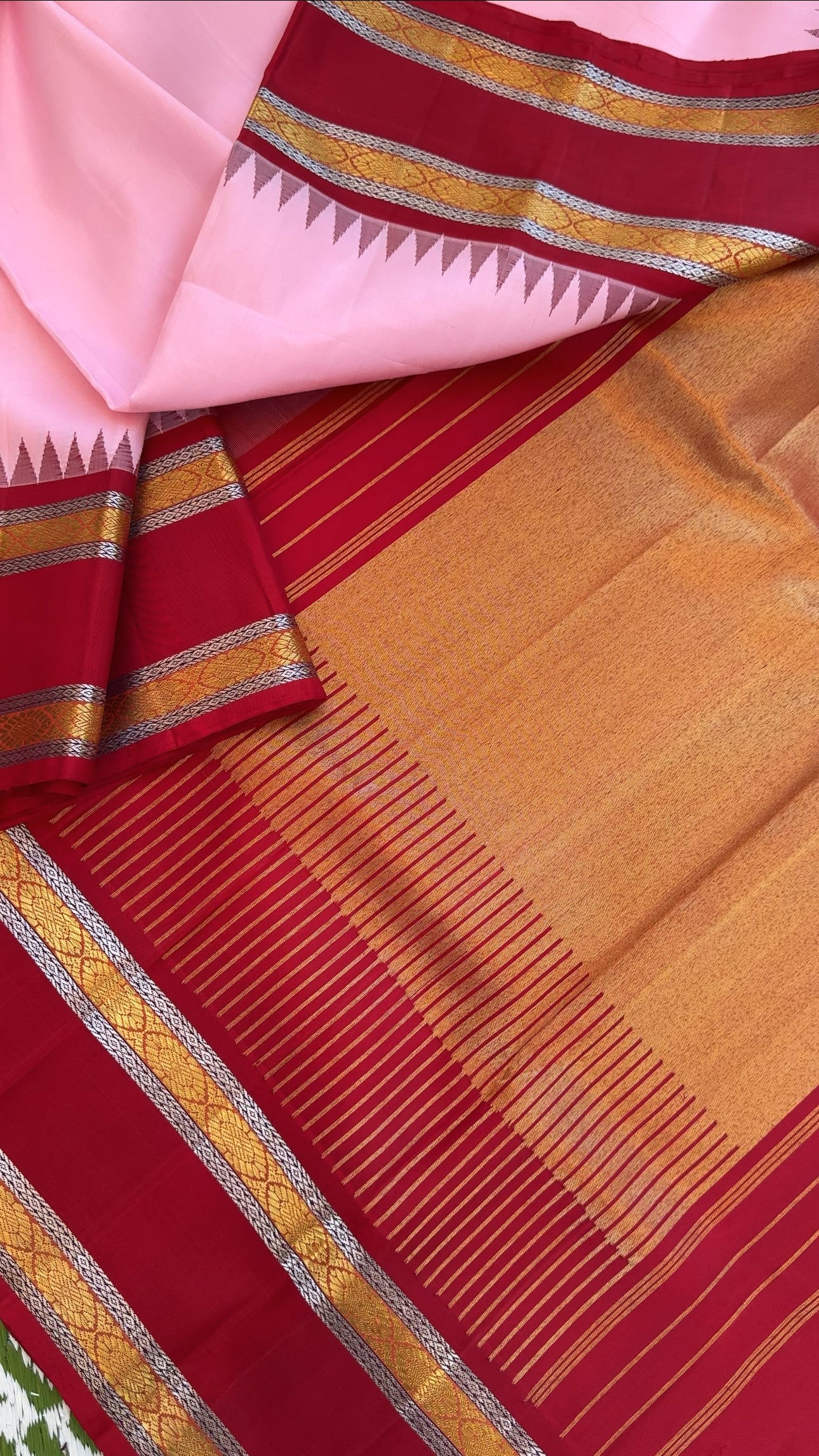 Panju mittai Pink   - Mythili Kanjivaram silk