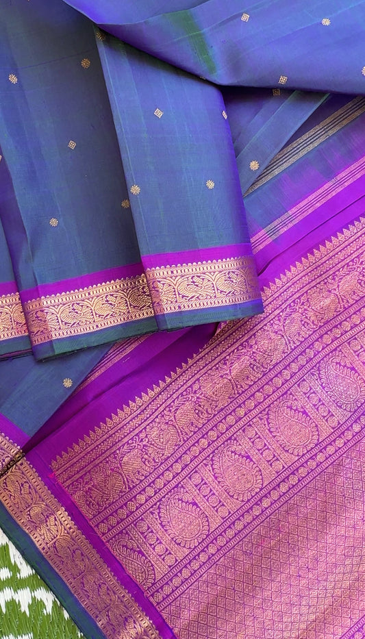 Shot blue  & Purple  - Swara