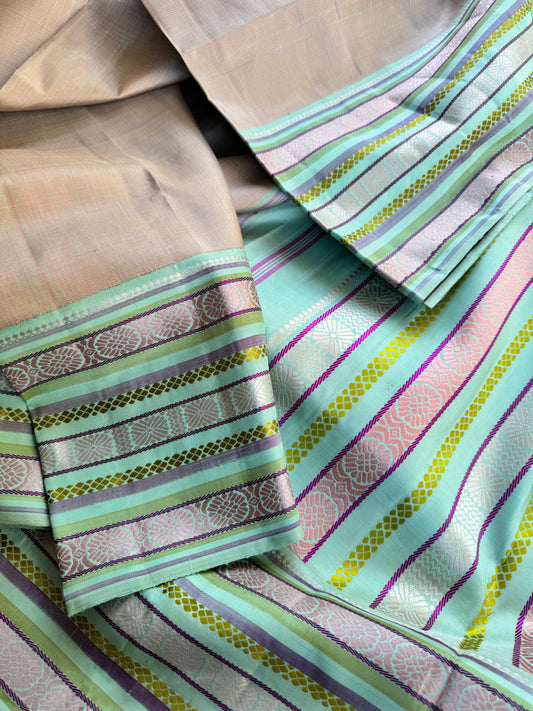 No Zari Kanjivaram silk