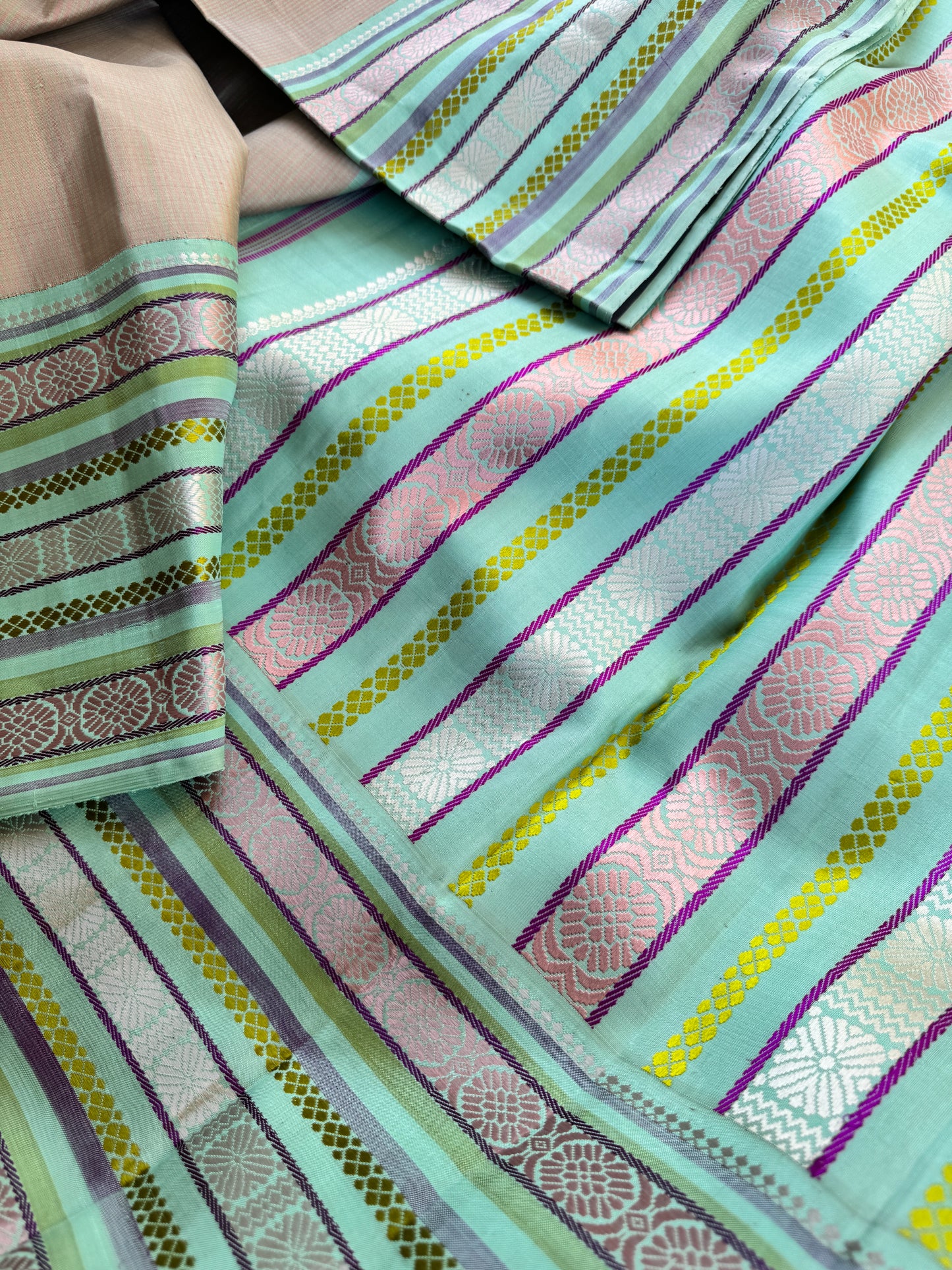 No Zari Kanjivaram silk