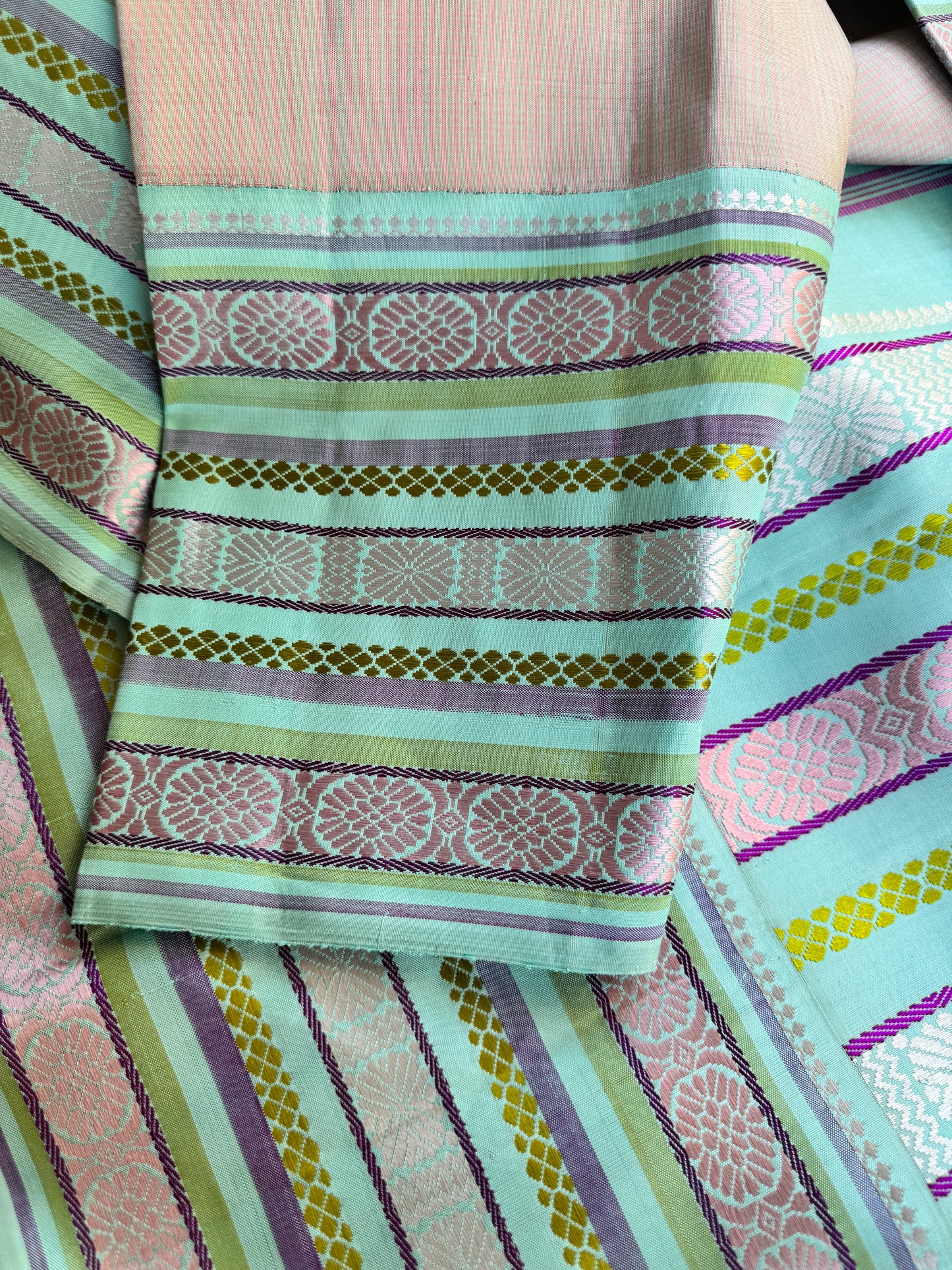 No Zari Kanjivaram silk