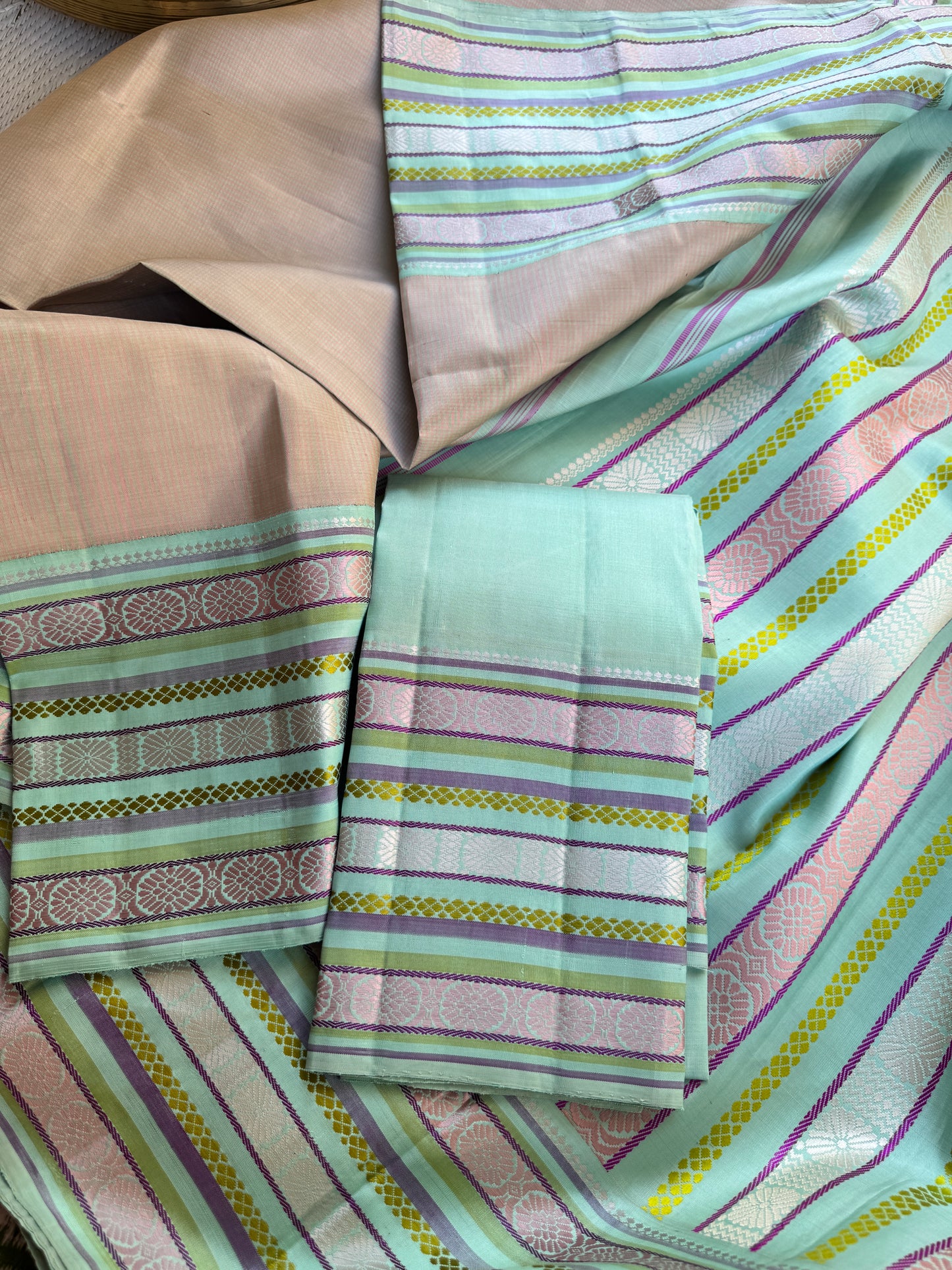 No Zari Kanjivaram silk