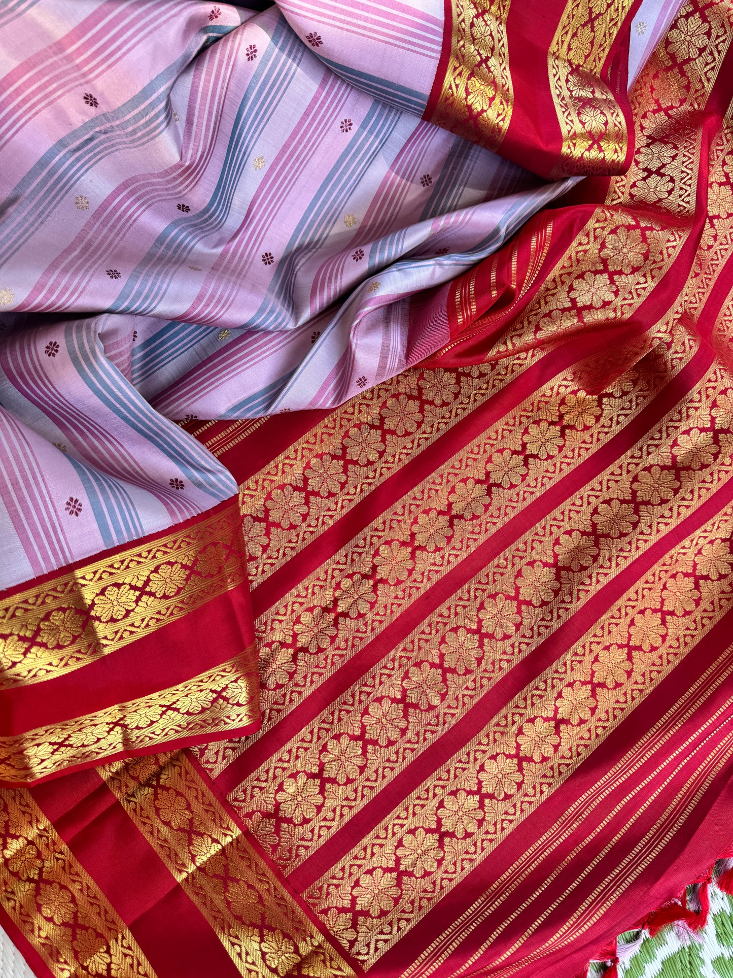 Vintage Korvai Kanjivaram Silk - MYTHILI