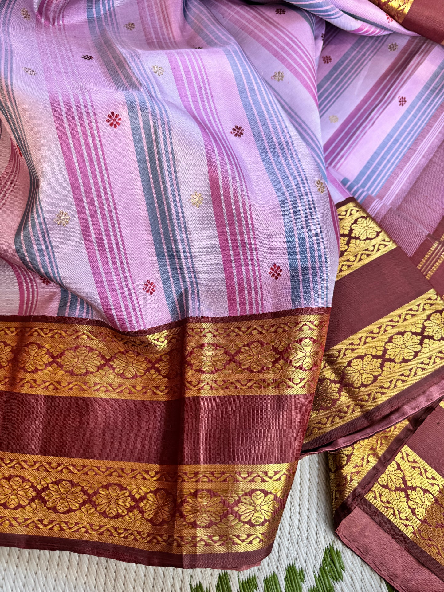 Vintage Korvai Kanjivaram Silk - MYTHILI