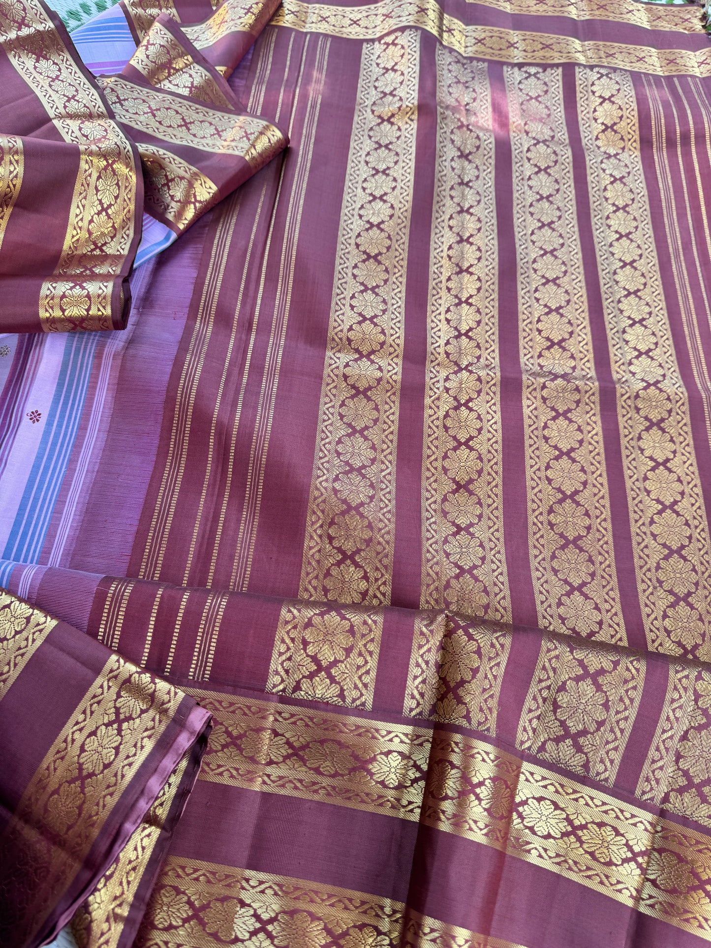 Vintage Korvai Kanjivaram Silk - MYTHILI