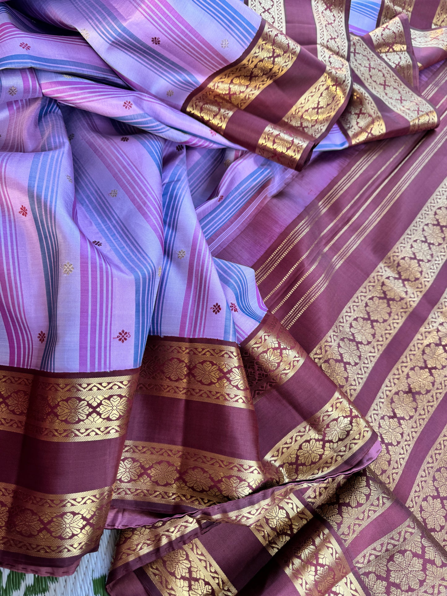Vintage Korvai Kanjivaram Silk - MYTHILI