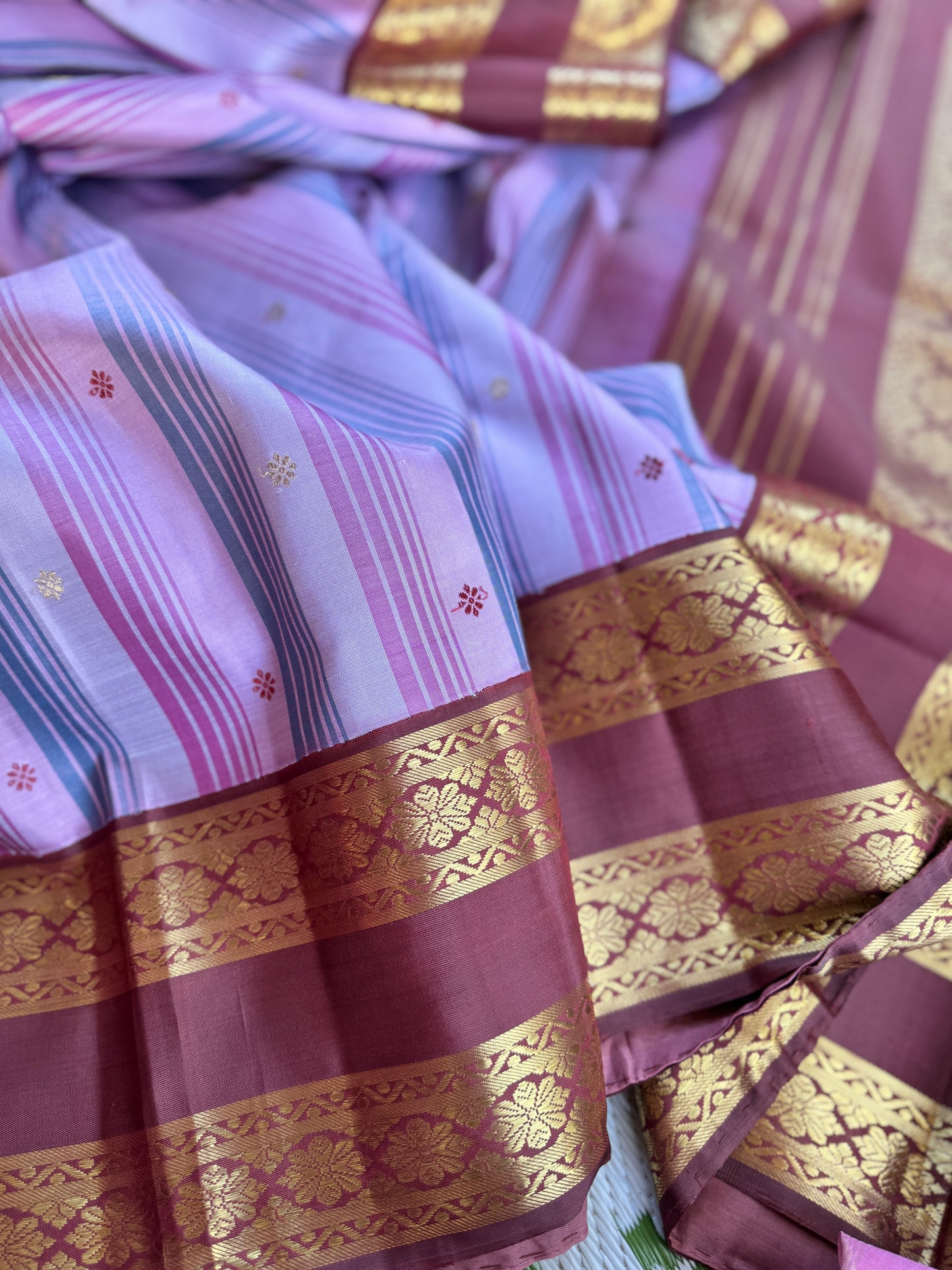 Vintage Korvai Kanjivaram Silk - MYTHILI