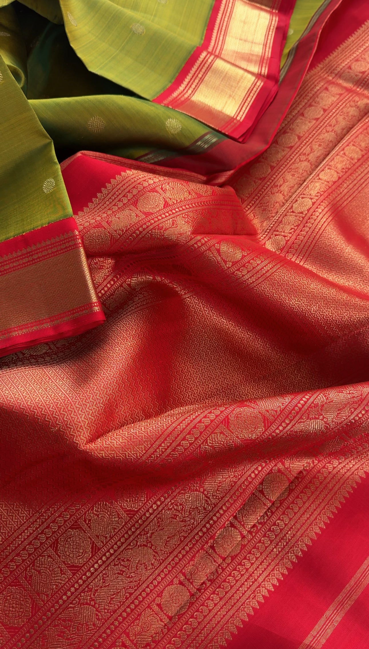 Mehendi green - Mythili Kanjivaram silk