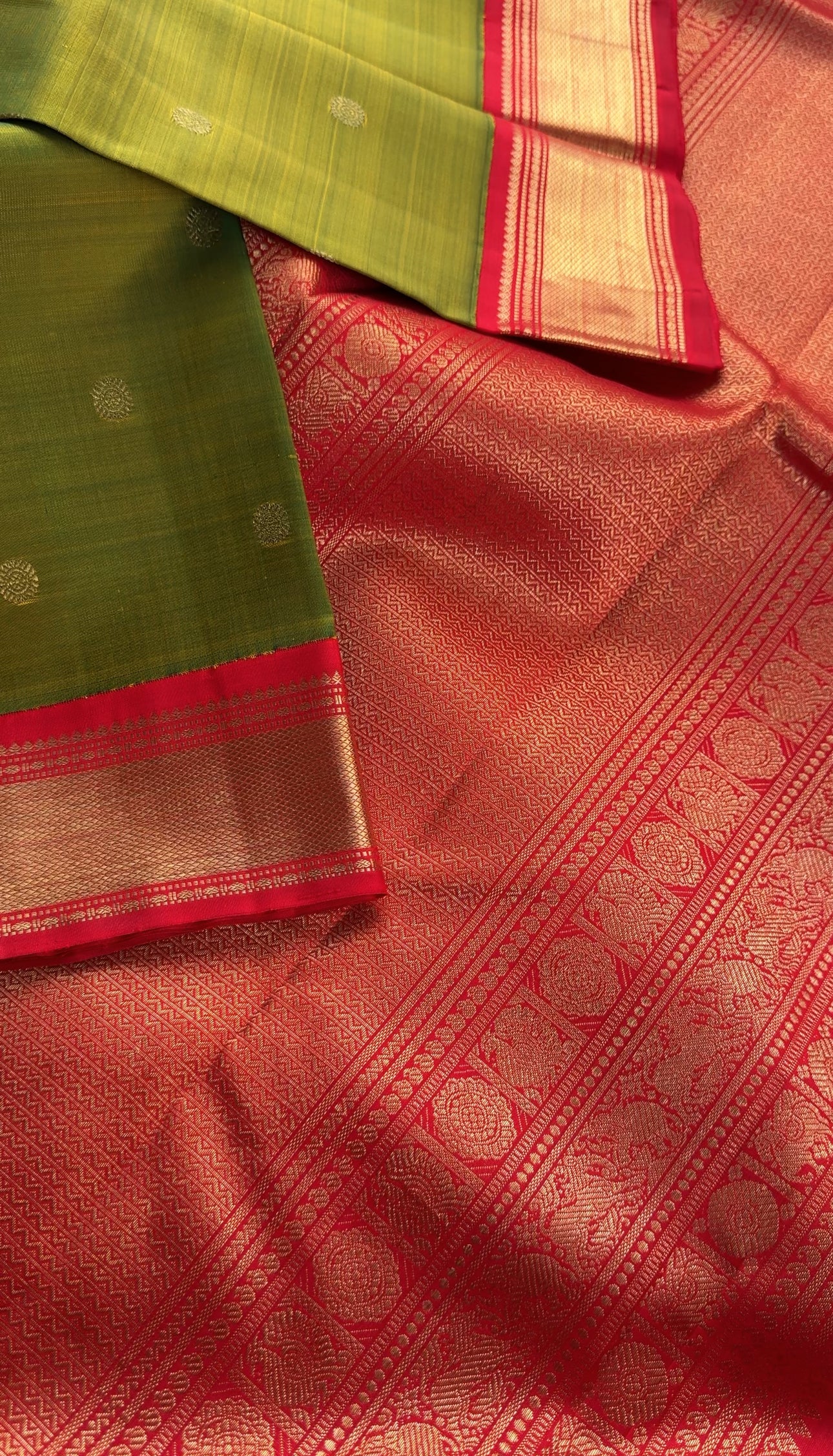 Mehendi green - Mythili Kanjivaram silk