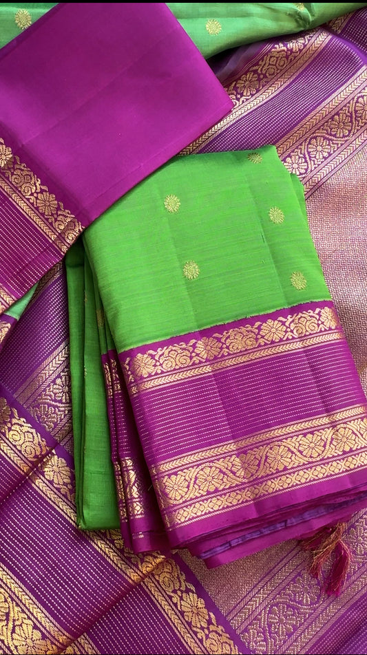 Alli Pachai/Green  - A Vintage revival