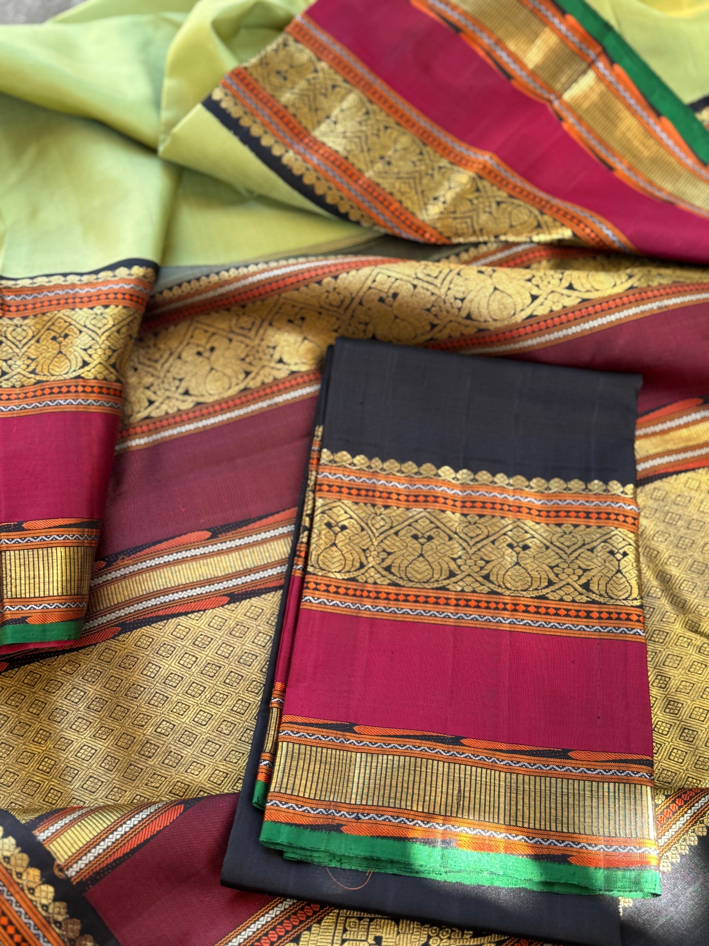 Master Weaver Woven  - Mythili Kanjivaram silk