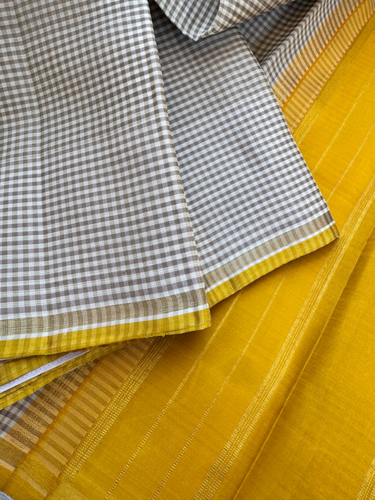 Borderless Kasa Kasa Kattam - Kanjivaram Silk