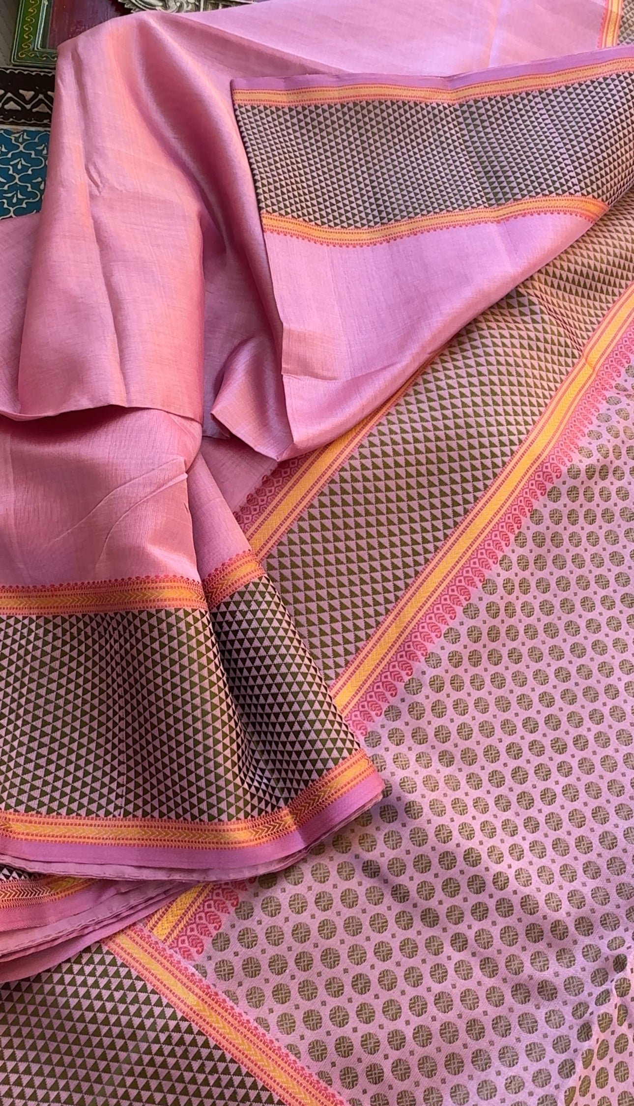 No Zari Kanjivaram silk - KORA KANJIVARAM