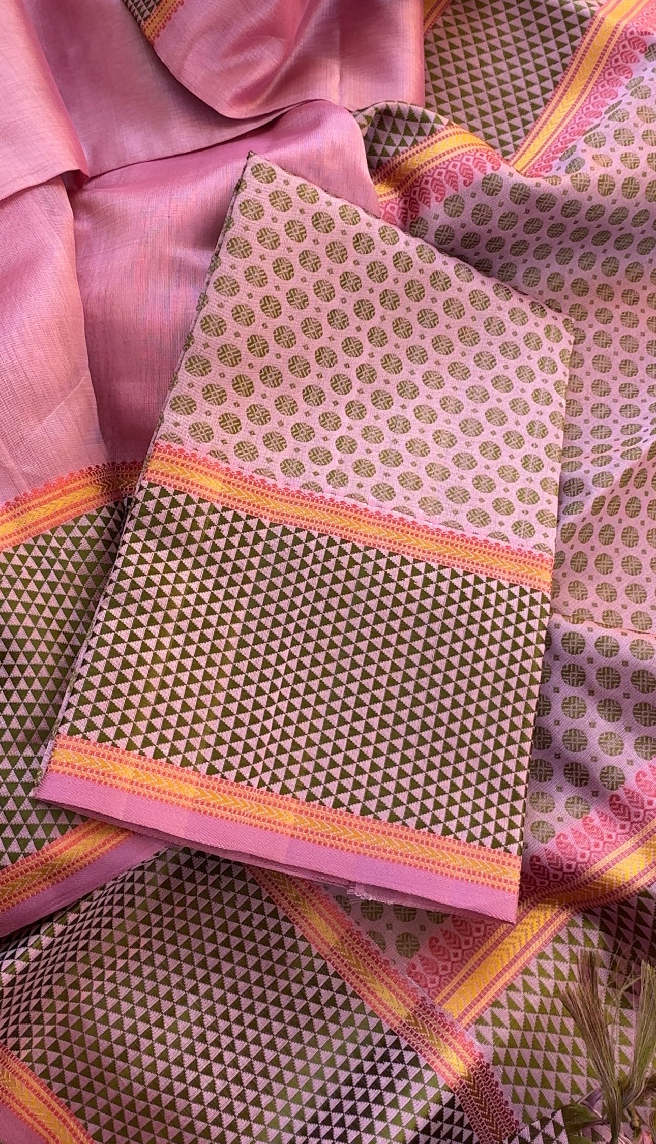No Zari Kanjivaram silk - KORA KANJIVARAM
