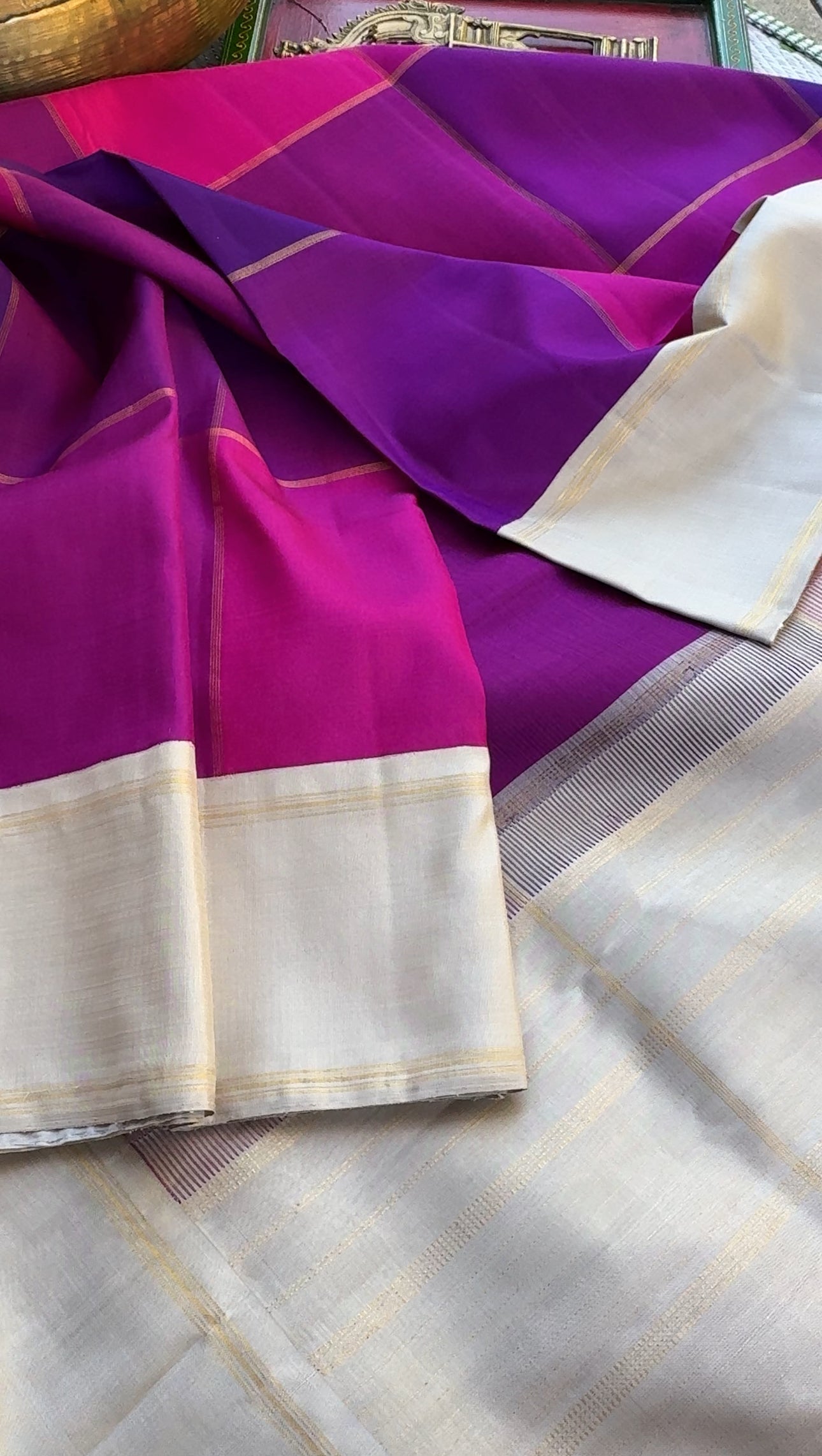 Multi color Kattam  in Korvai - Project Kattam