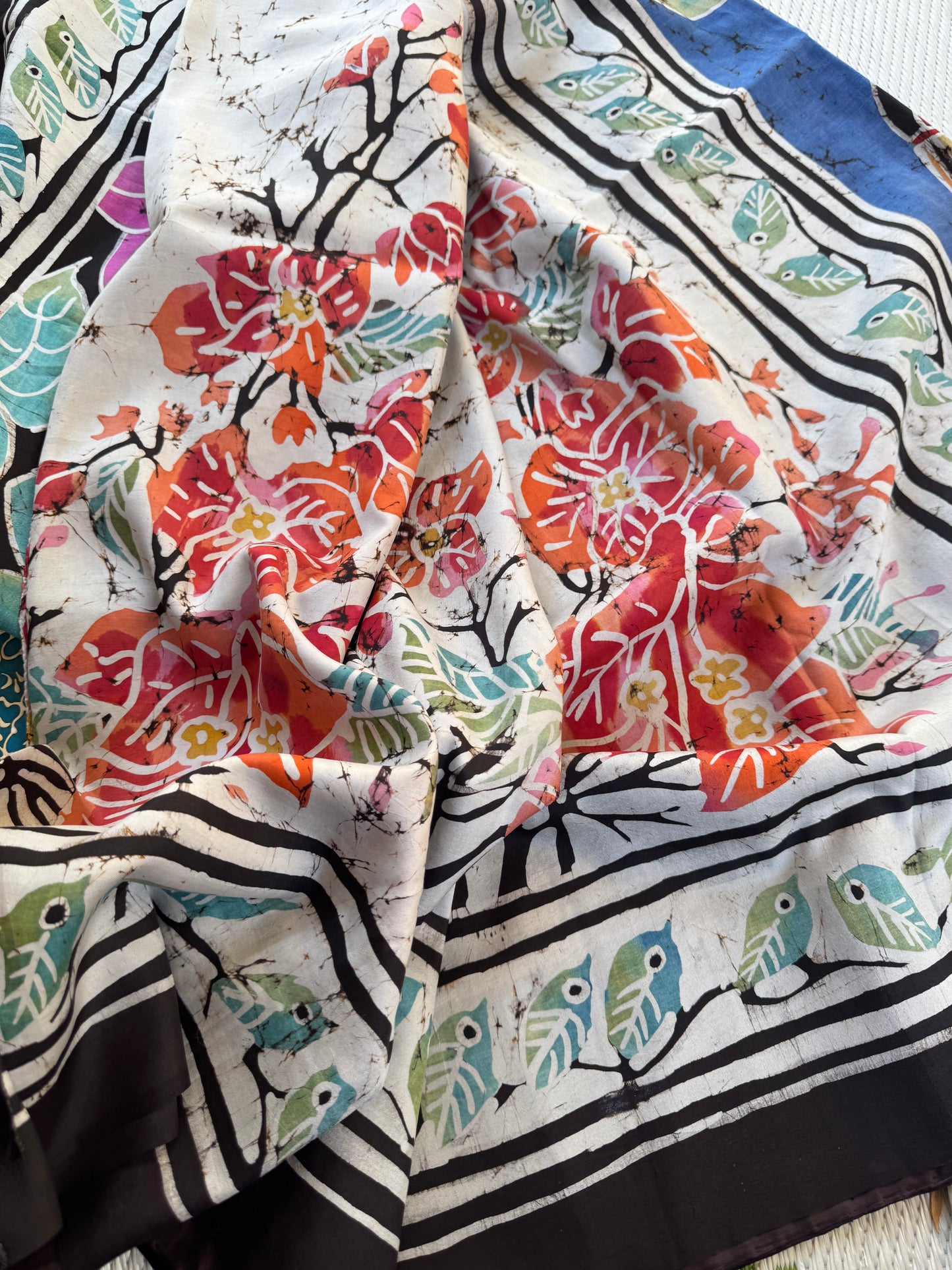 Batik on Mulberry Silk