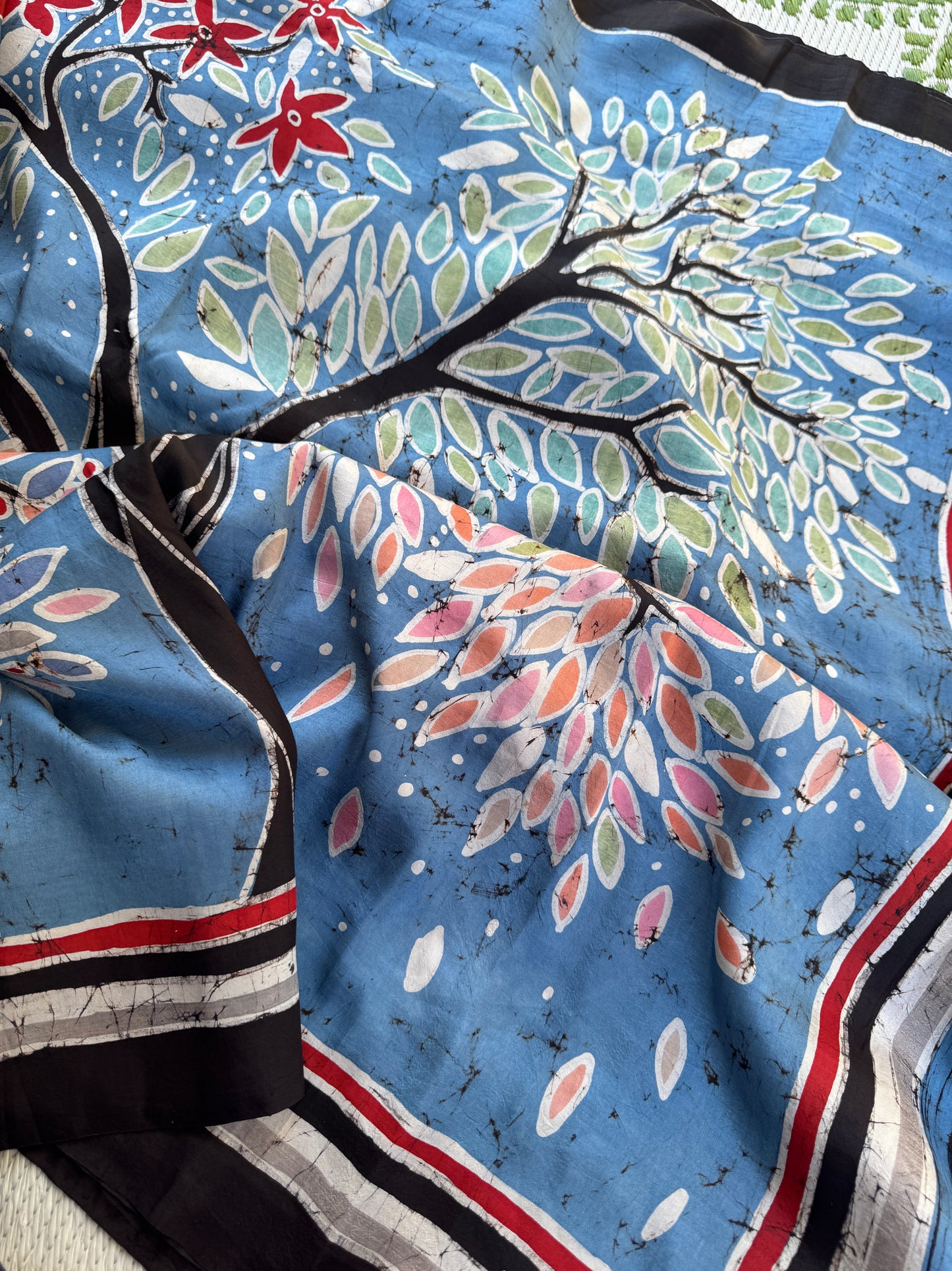 Batik on Mulberry Silk