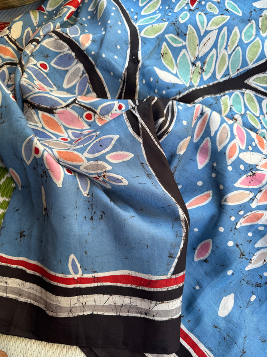Batik on Mulberry Silk
