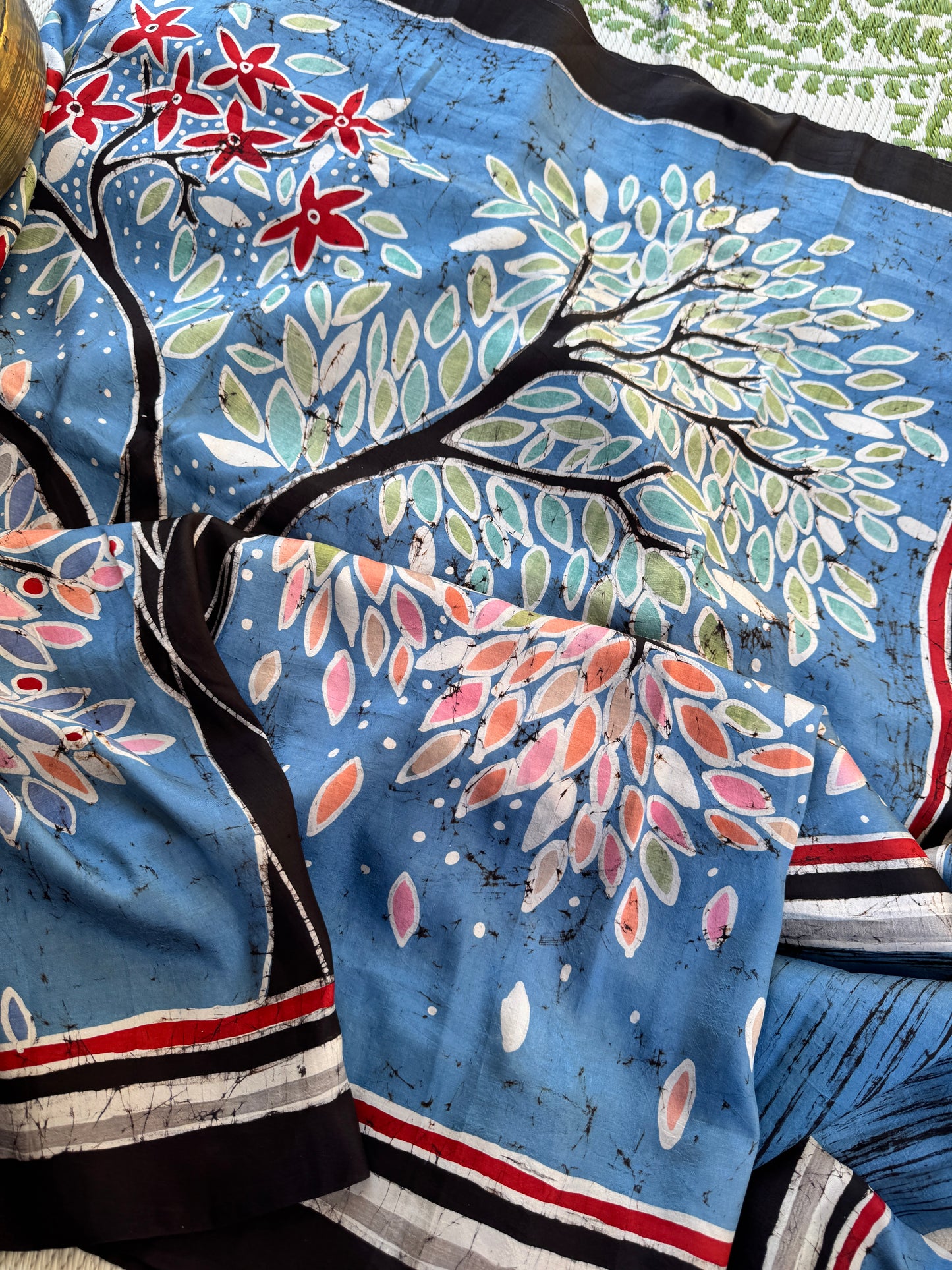 Batik on Mulberry Silk