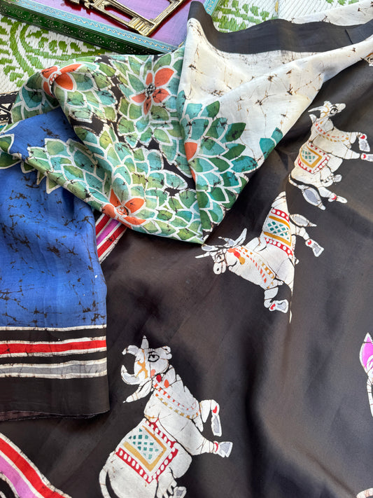 Batik on Mulberry Silk