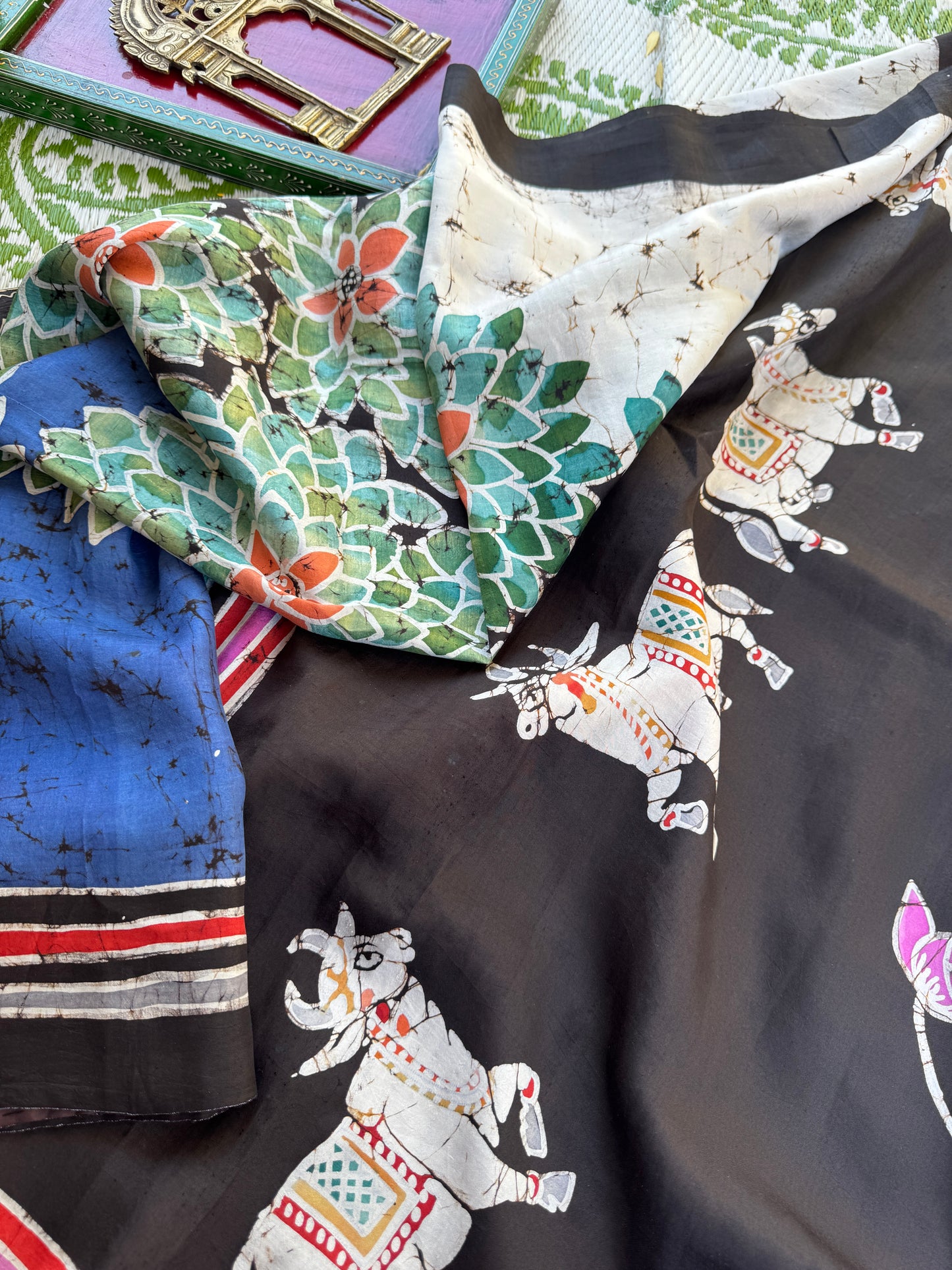 Batik on Mulberry Silk