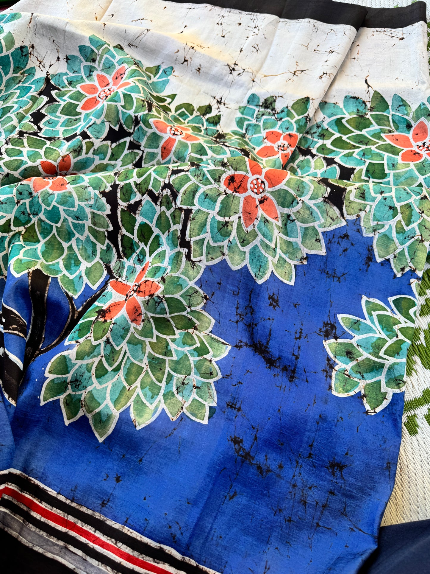 Batik on Mulberry Silk
